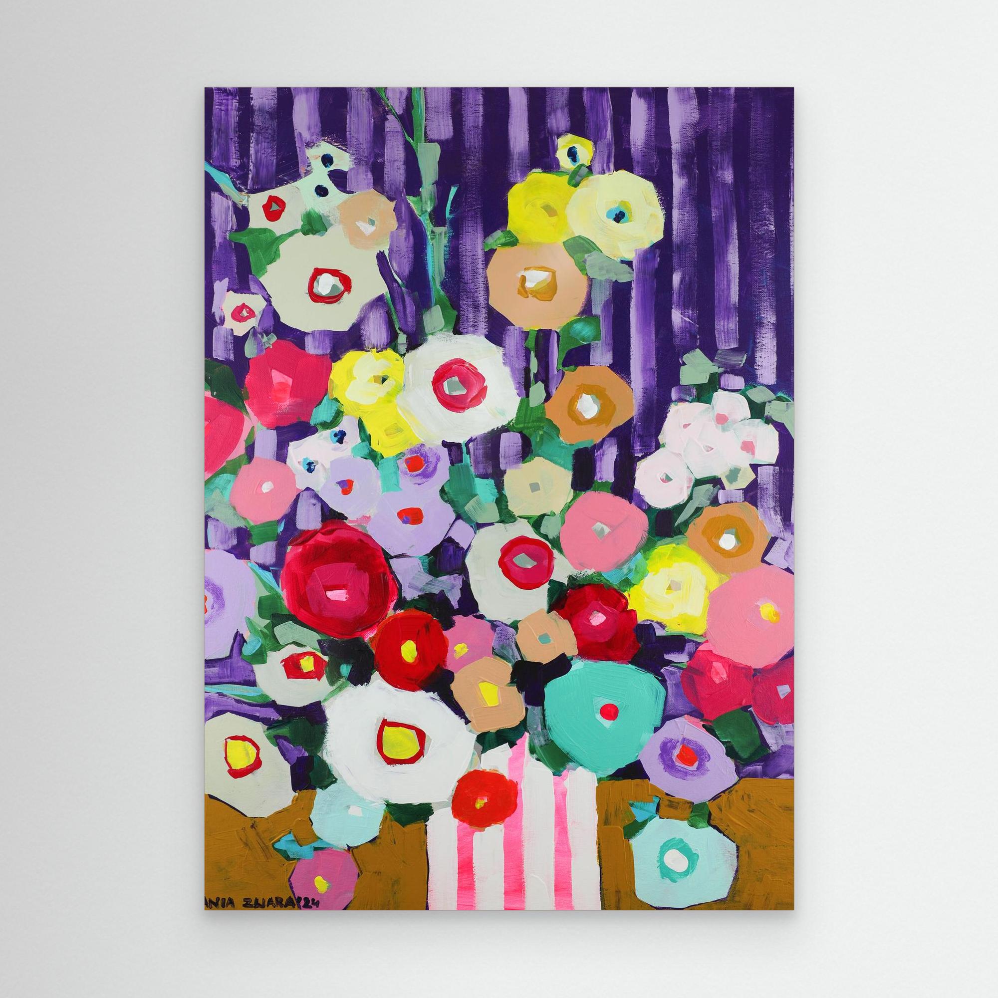 Canvas Print: "Purple dizziness"