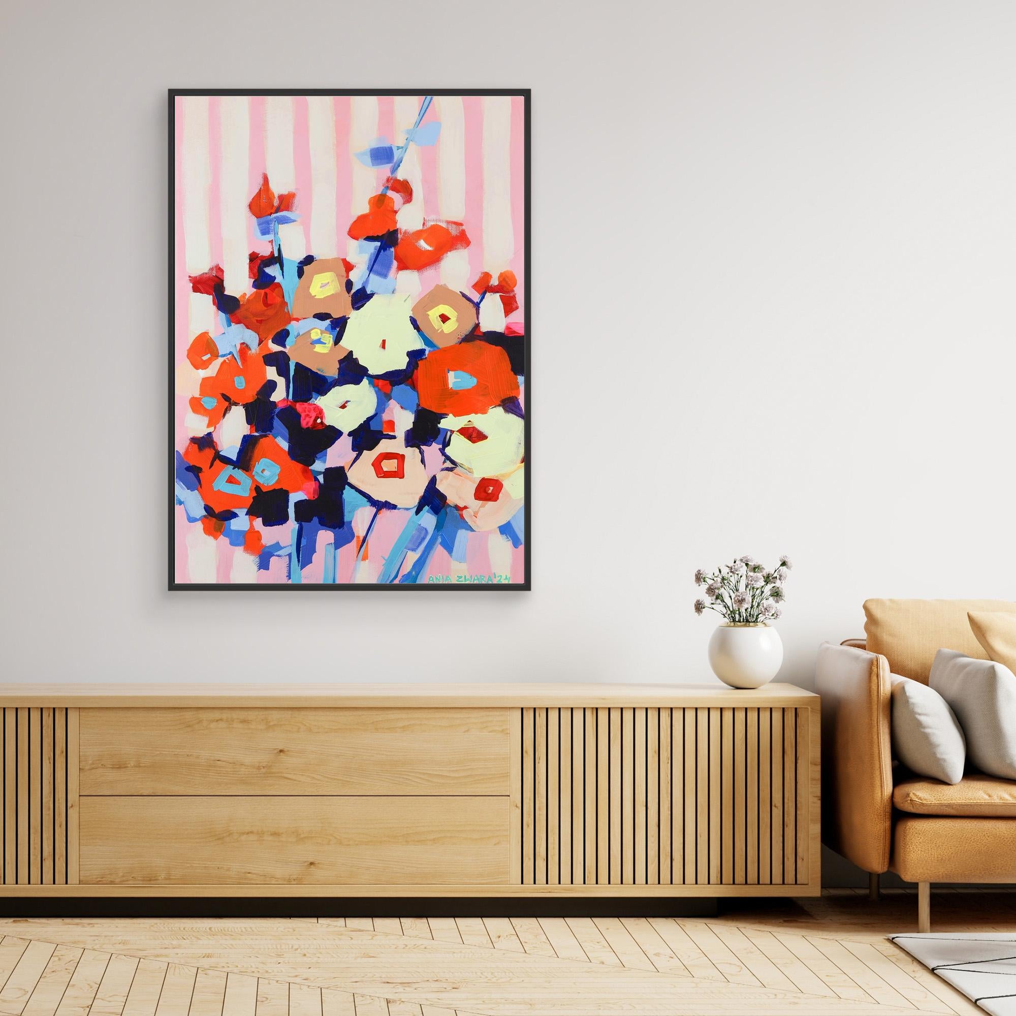 Canvas Print: "Raspberry fluff"