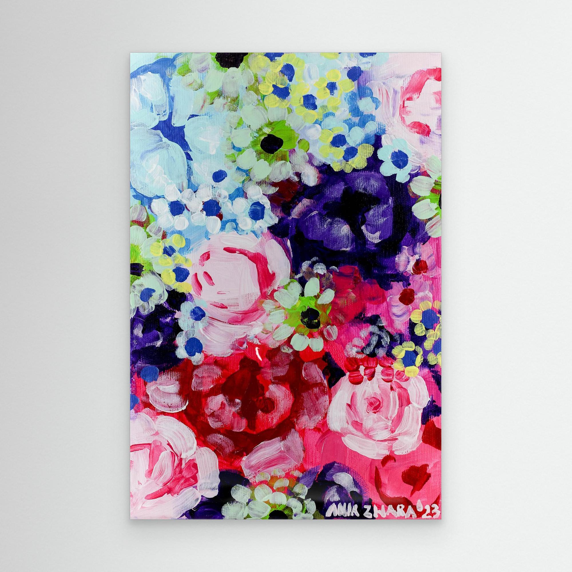 Canvas Print: "Peonies & roses"