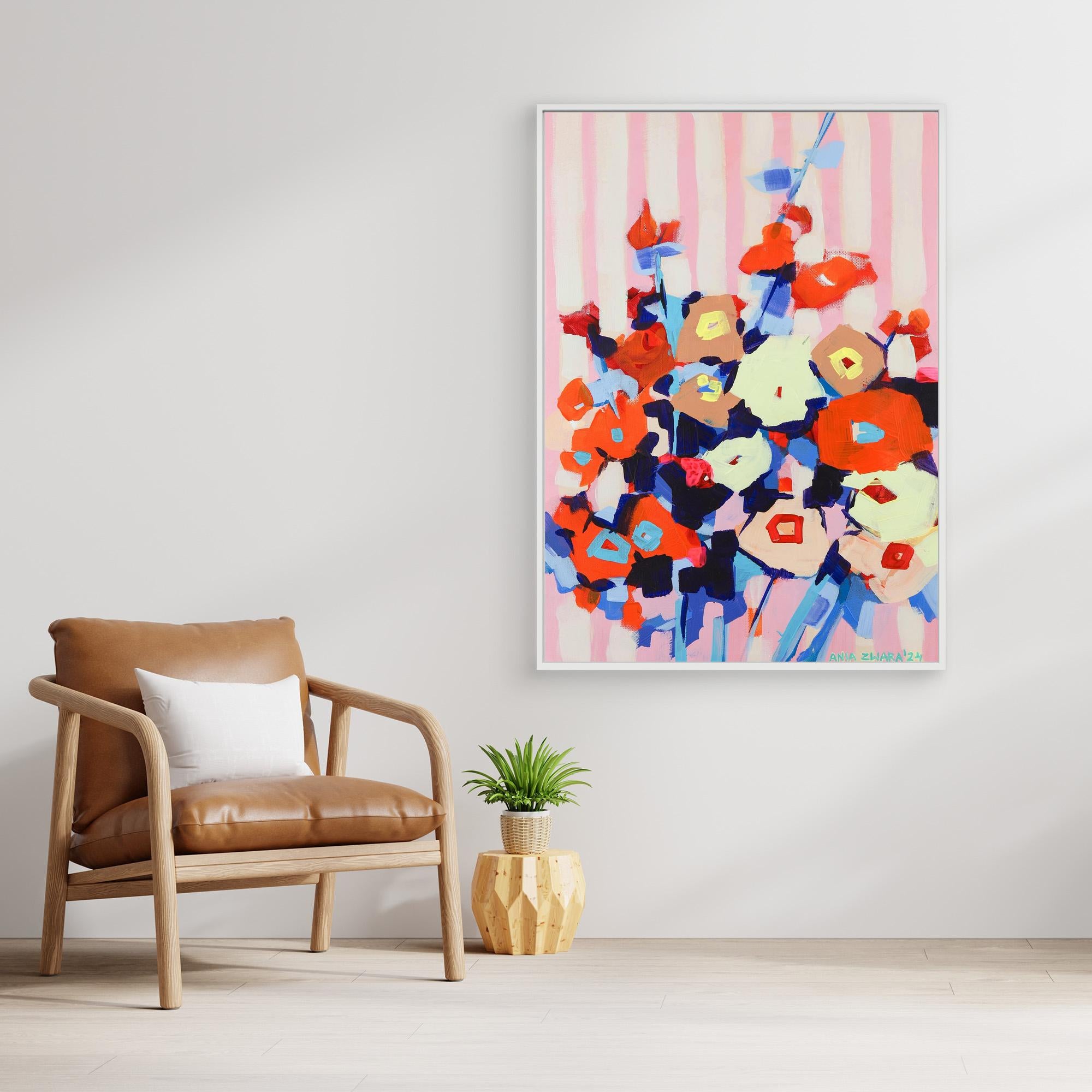 Canvas Print: "Raspberry fluff"