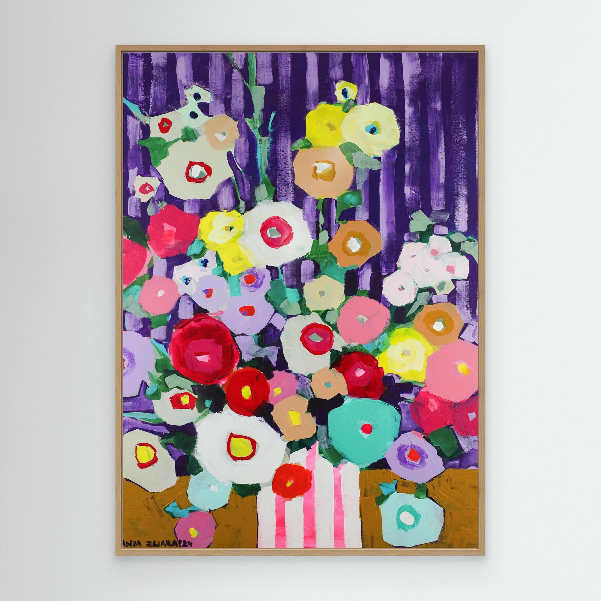 Canvas Print: "Purple dizziness"