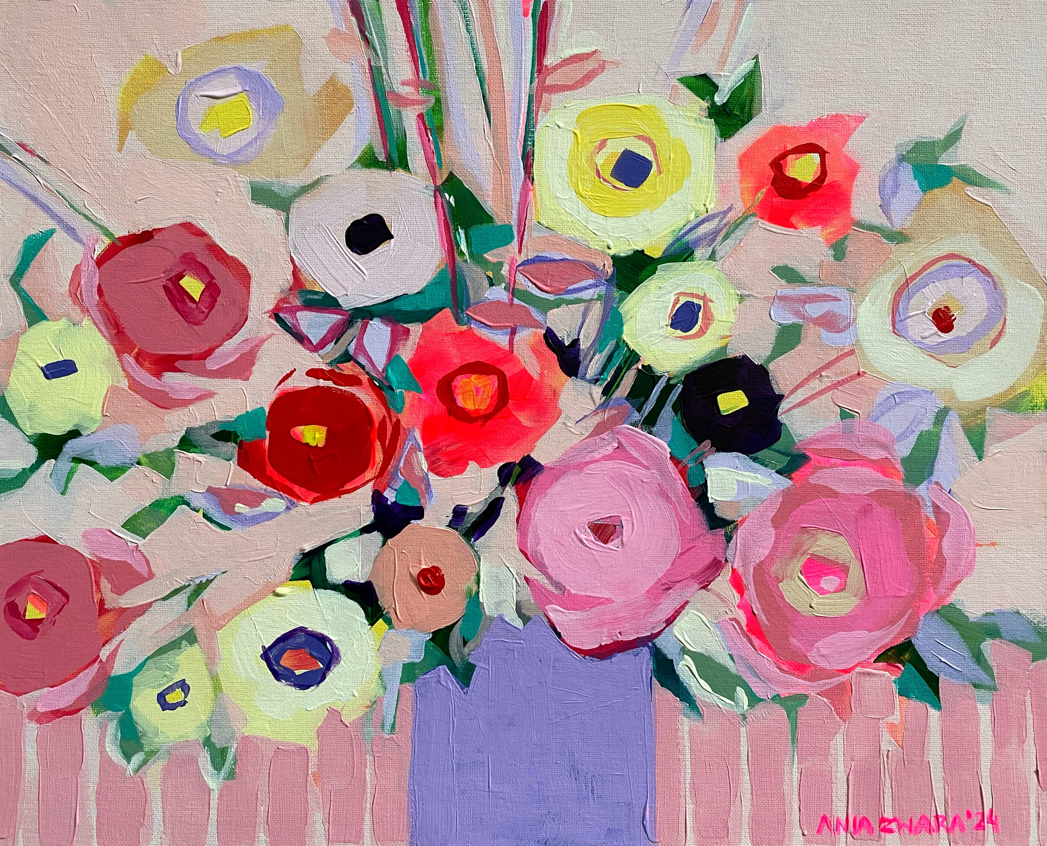 Pink Marshmallows, 40x50 cm