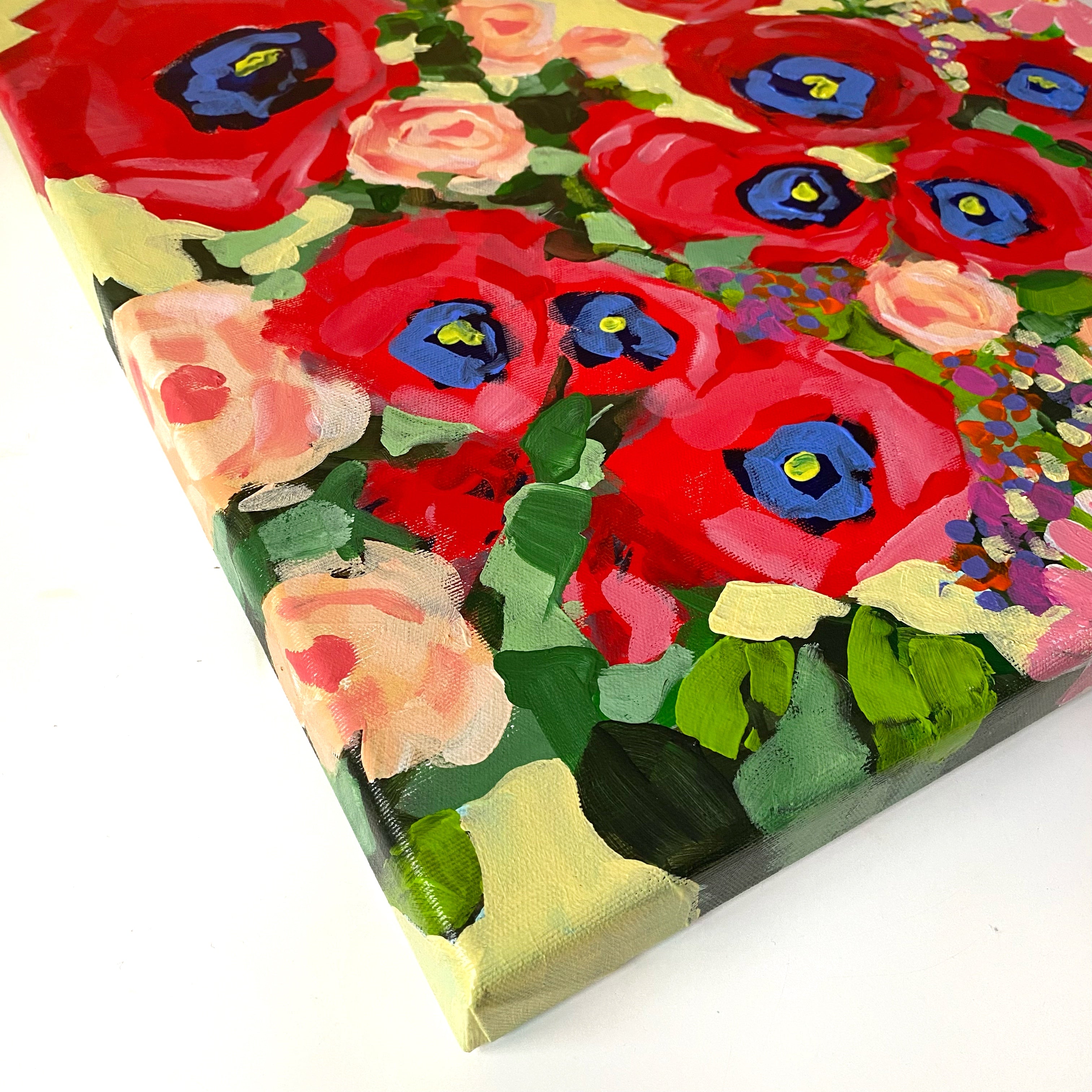 Poppy season, 50x50 cm