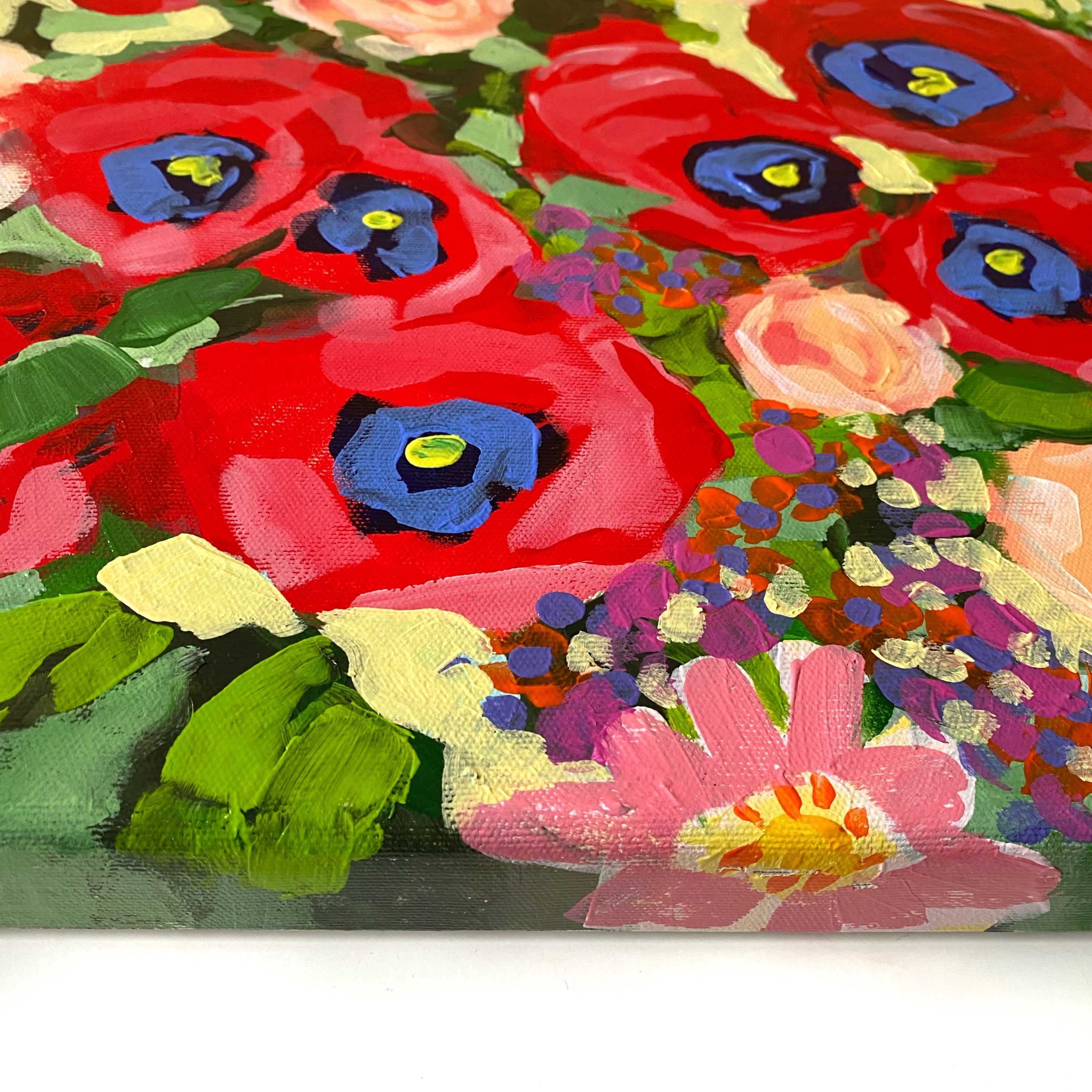 Poppy season, 50x50 cm