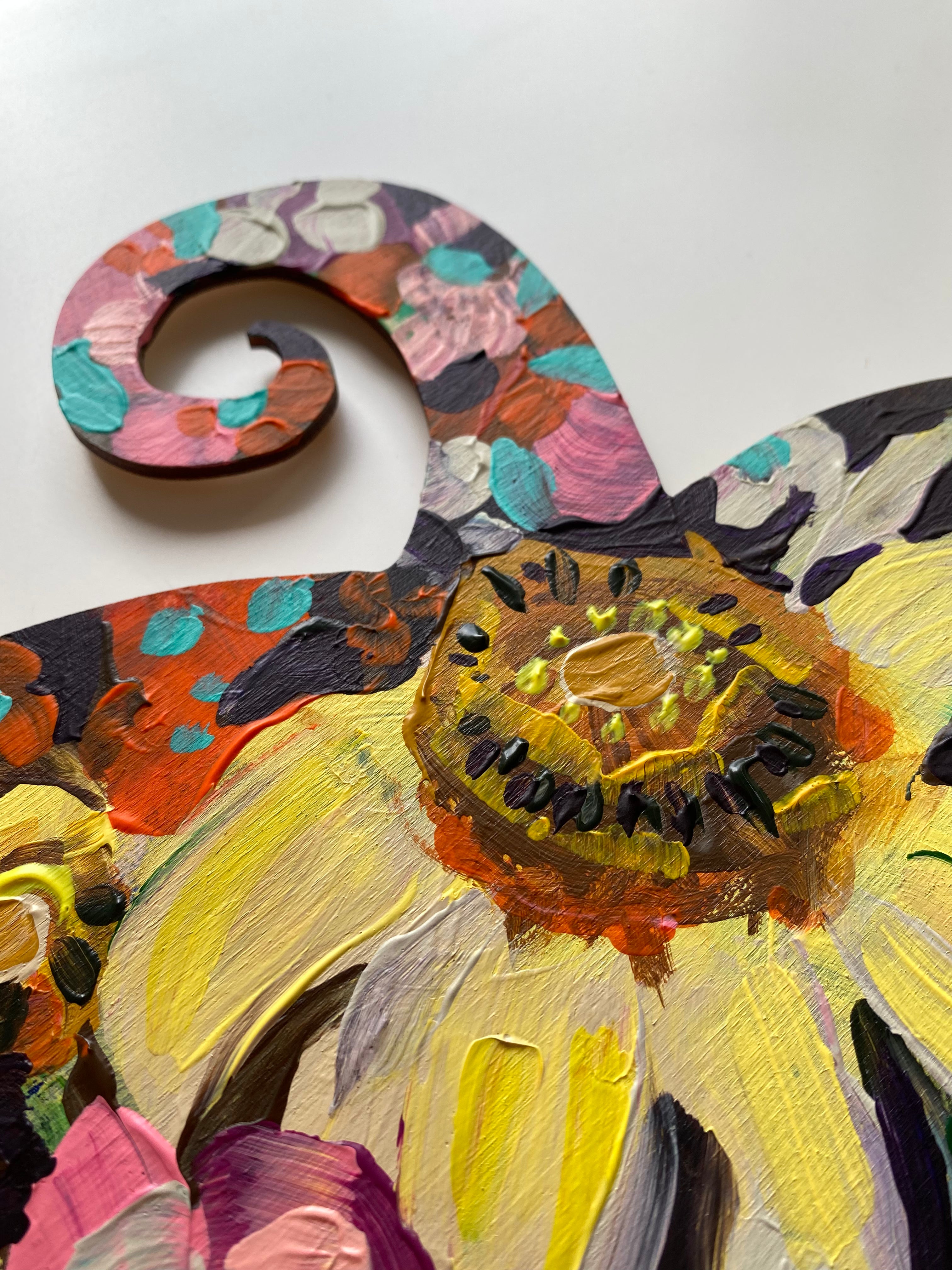 Yellow Echinaceas Pumpkin