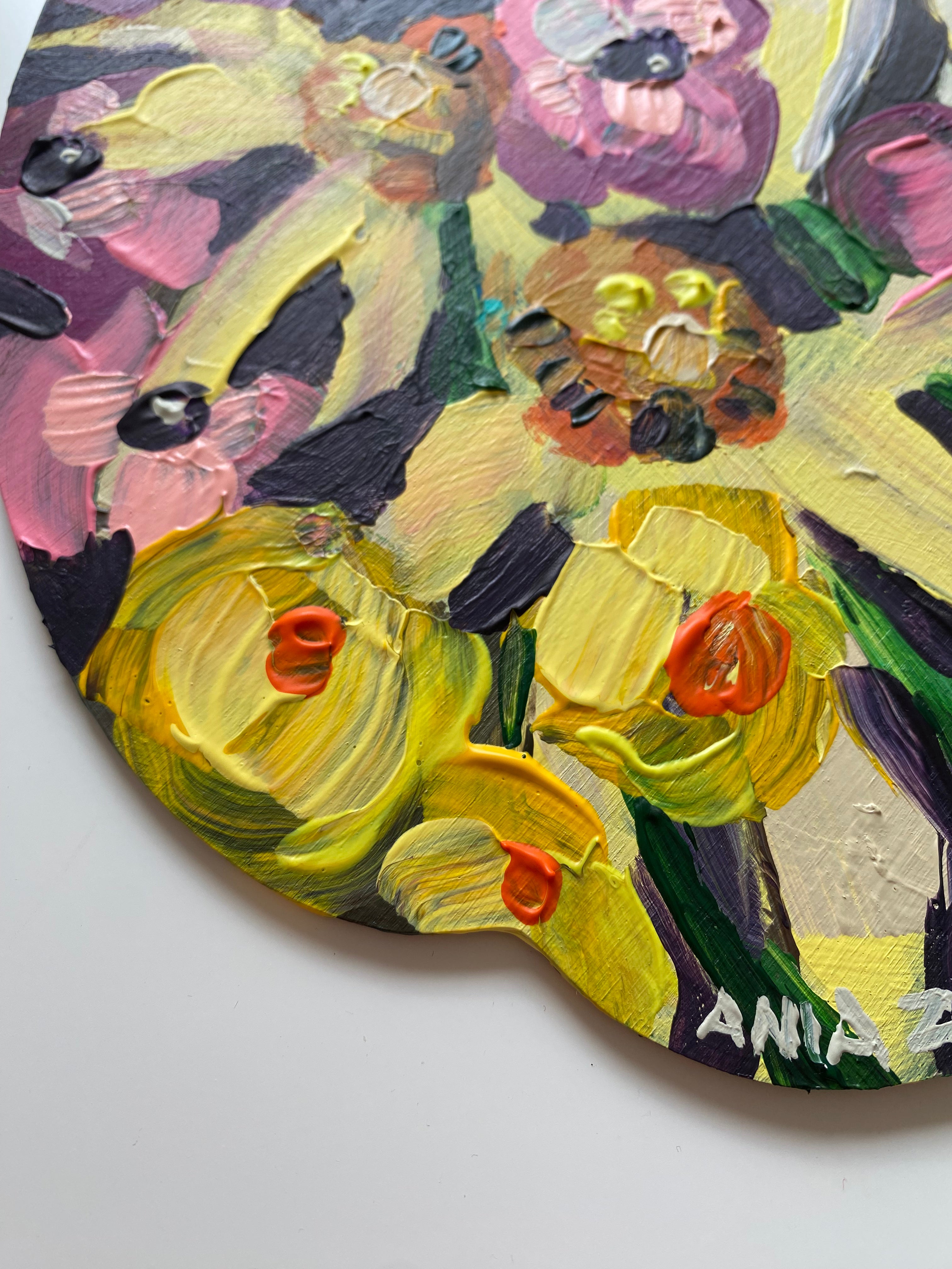 Yellow Echinaceas Pumpkin