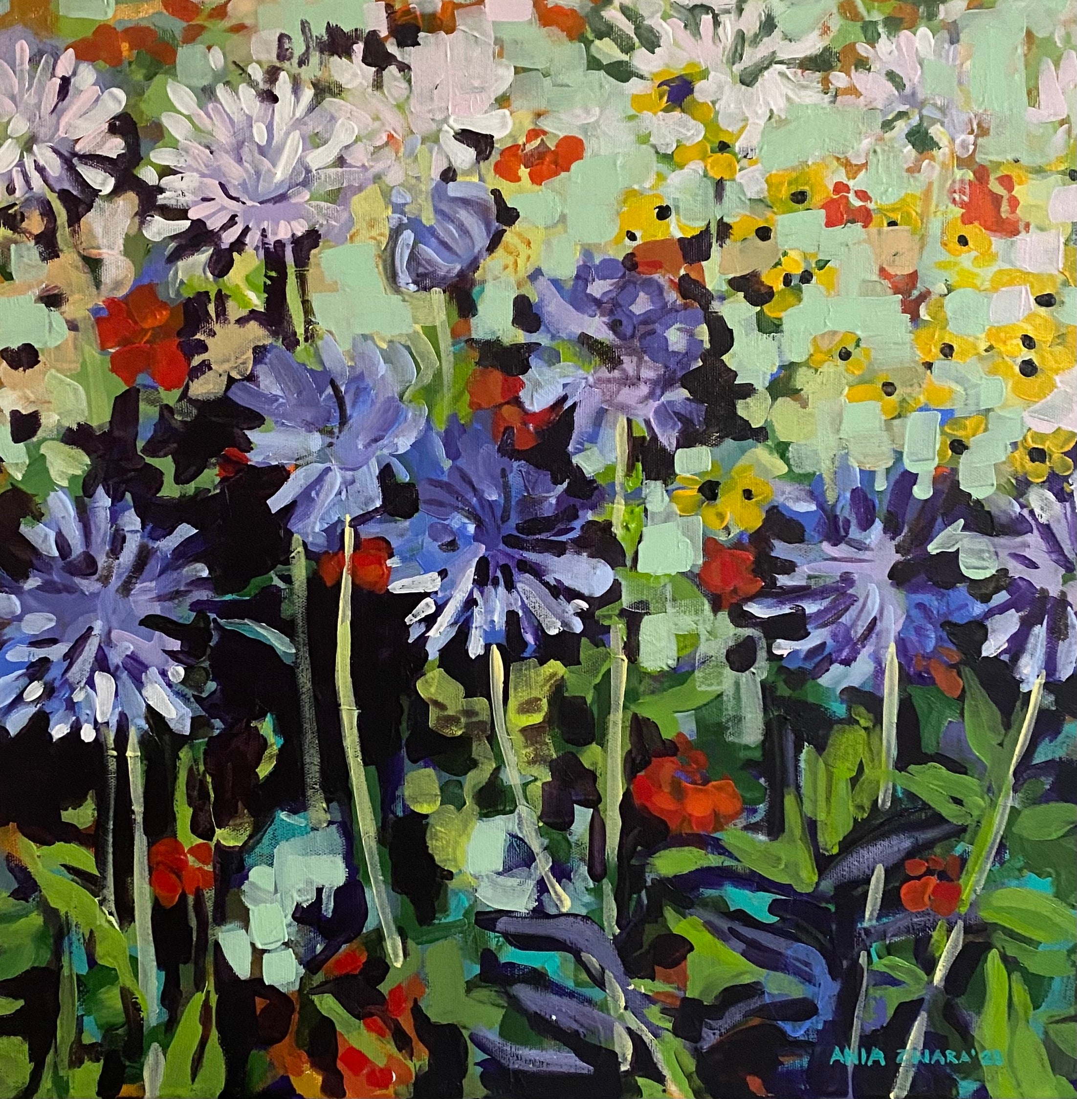 Greek garden, 50x50 cm