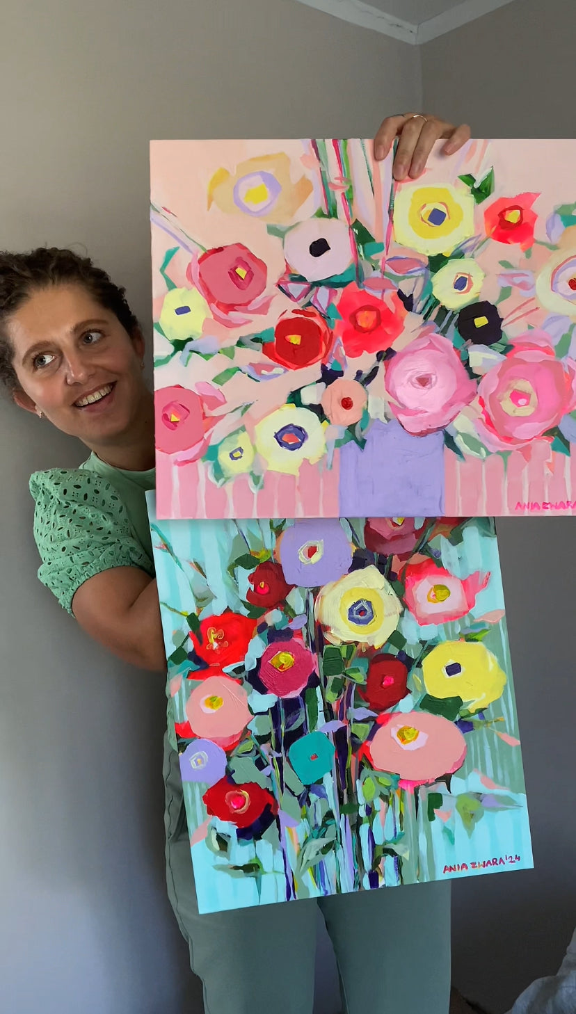 Pink Marshmallows, 40x50 cm