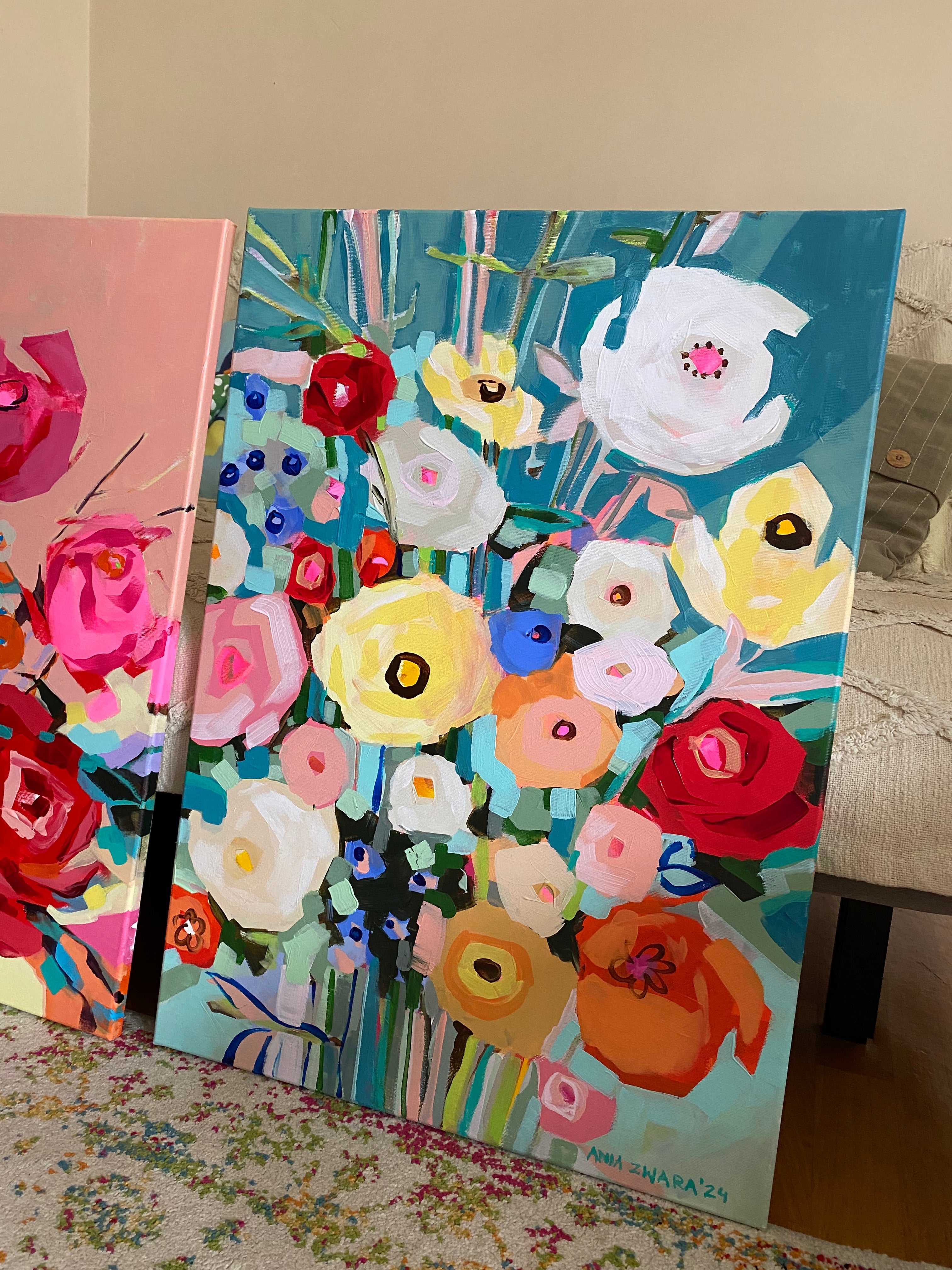 Take a deep breath, 70x50 cm