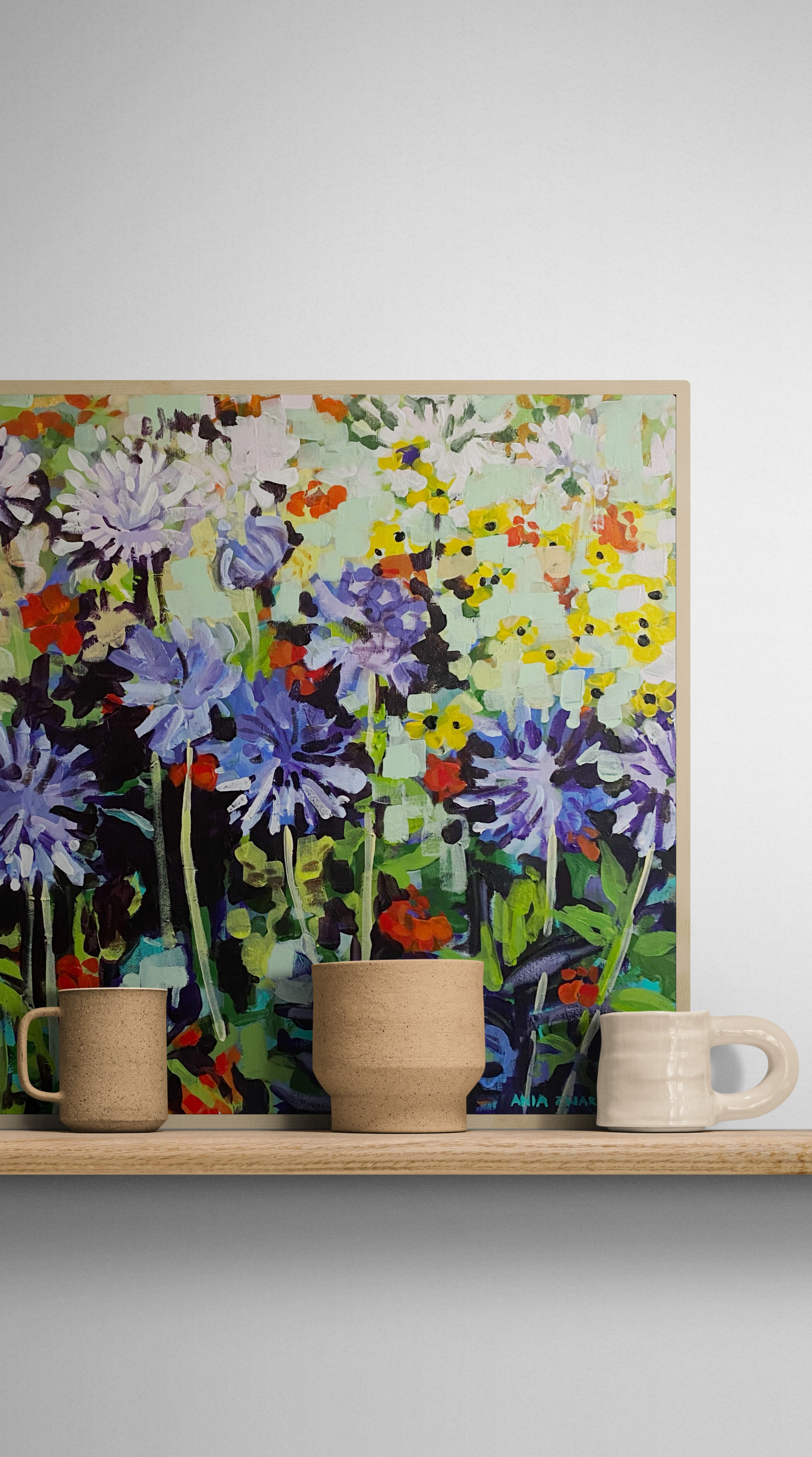 Greek garden, 50x50 cm