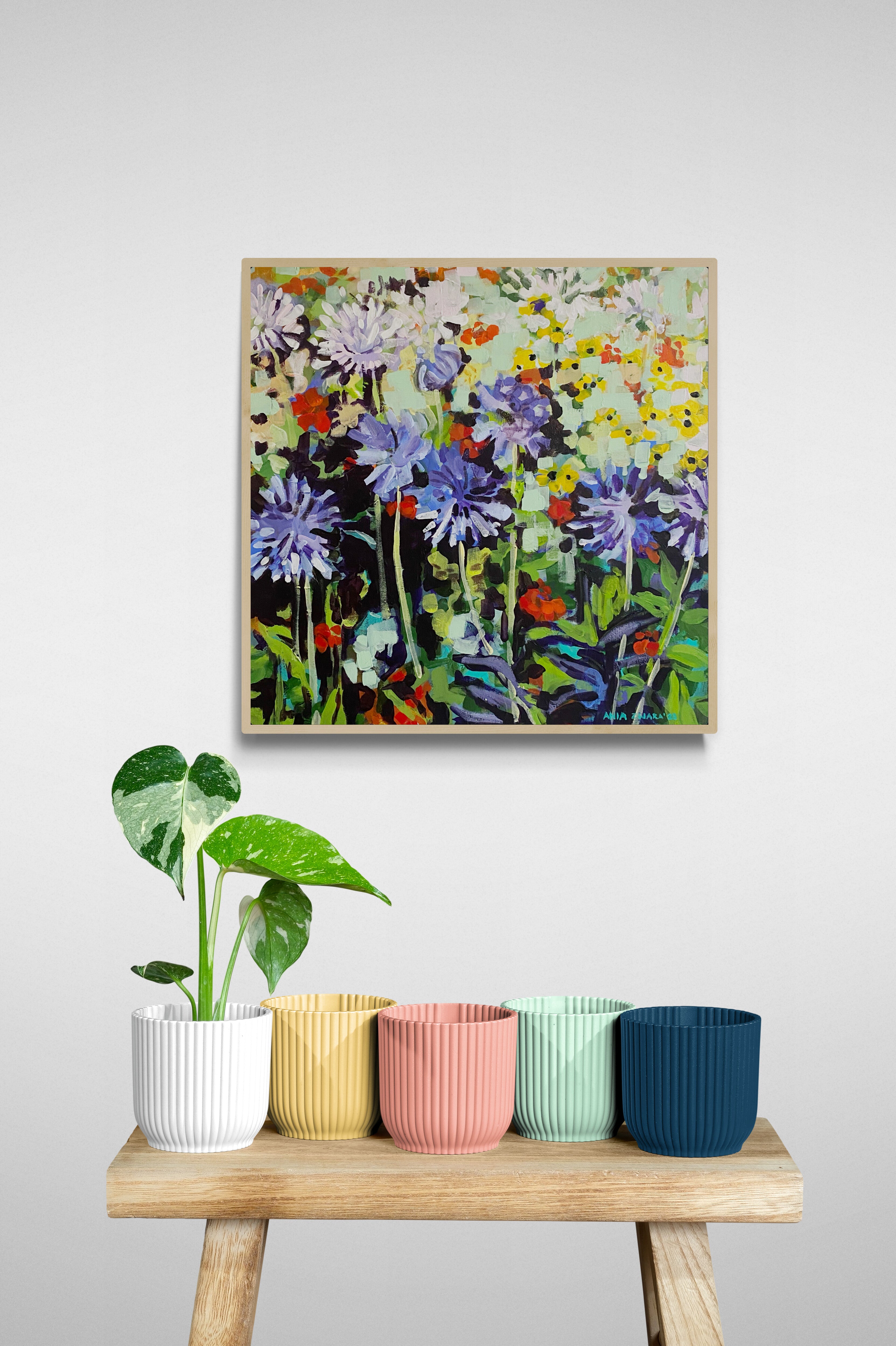 Greek garden, 50x50 cm