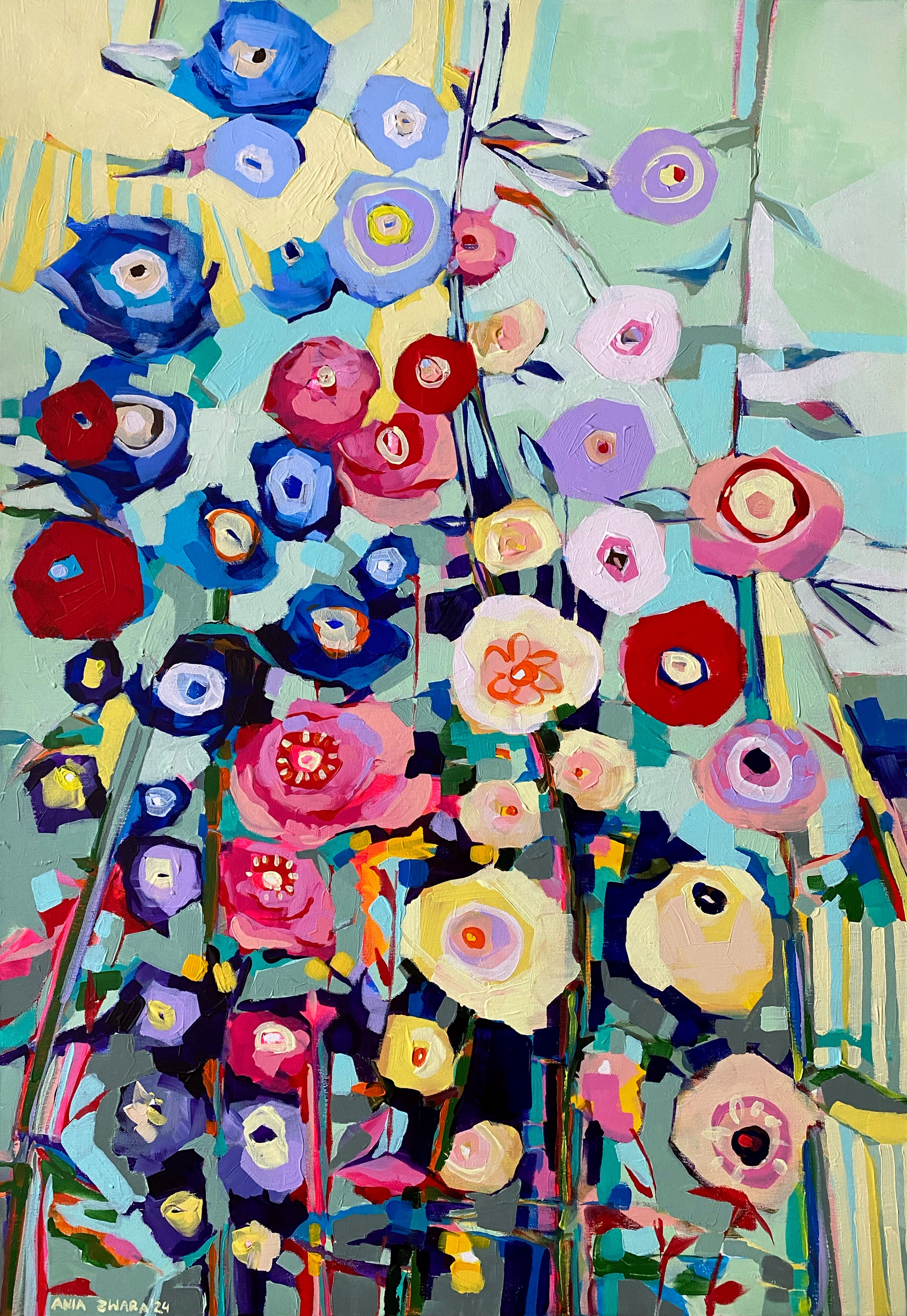 Beautiful rain, 70x100 cm