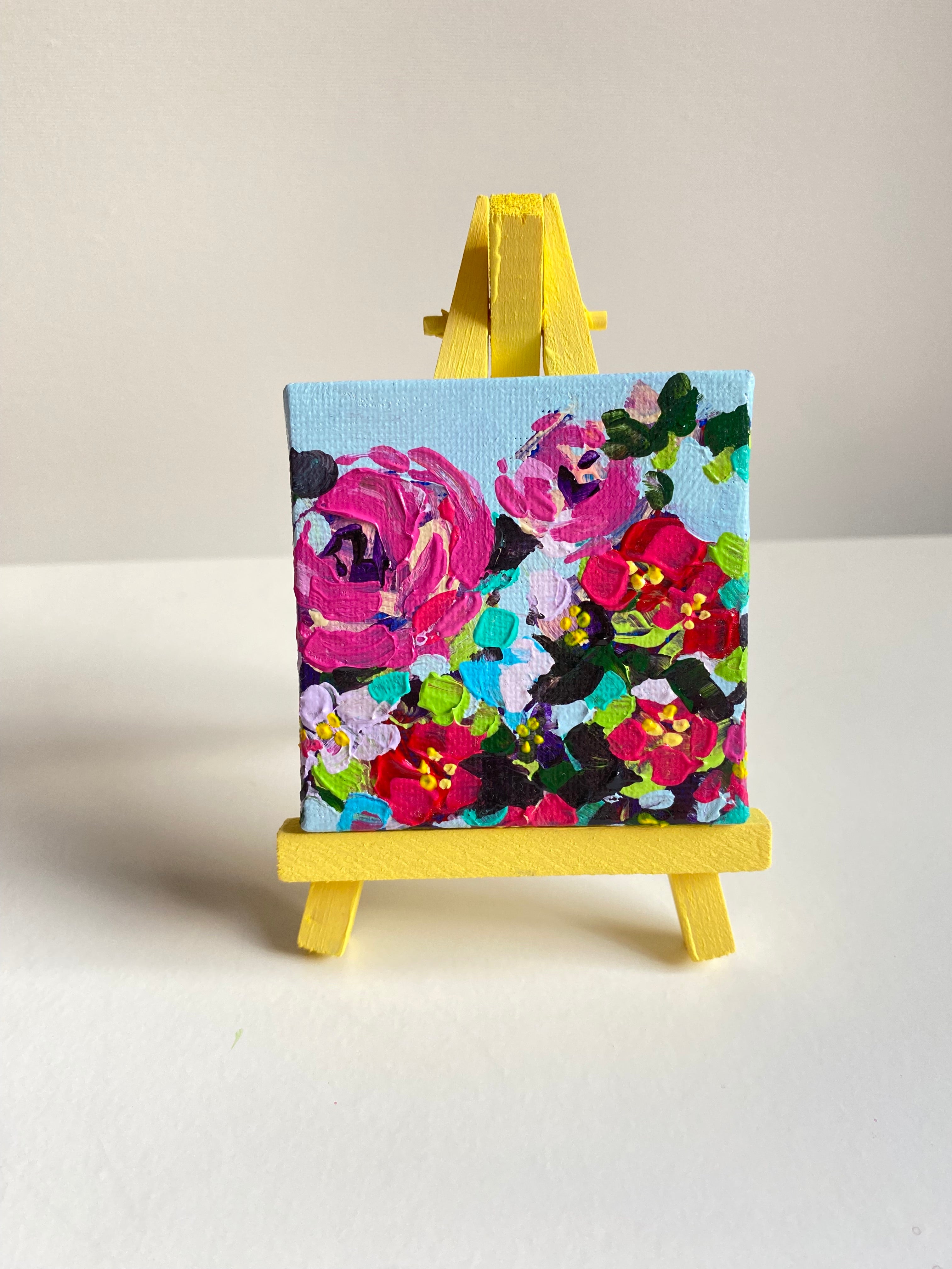 First view, 7,5x7,5 cm