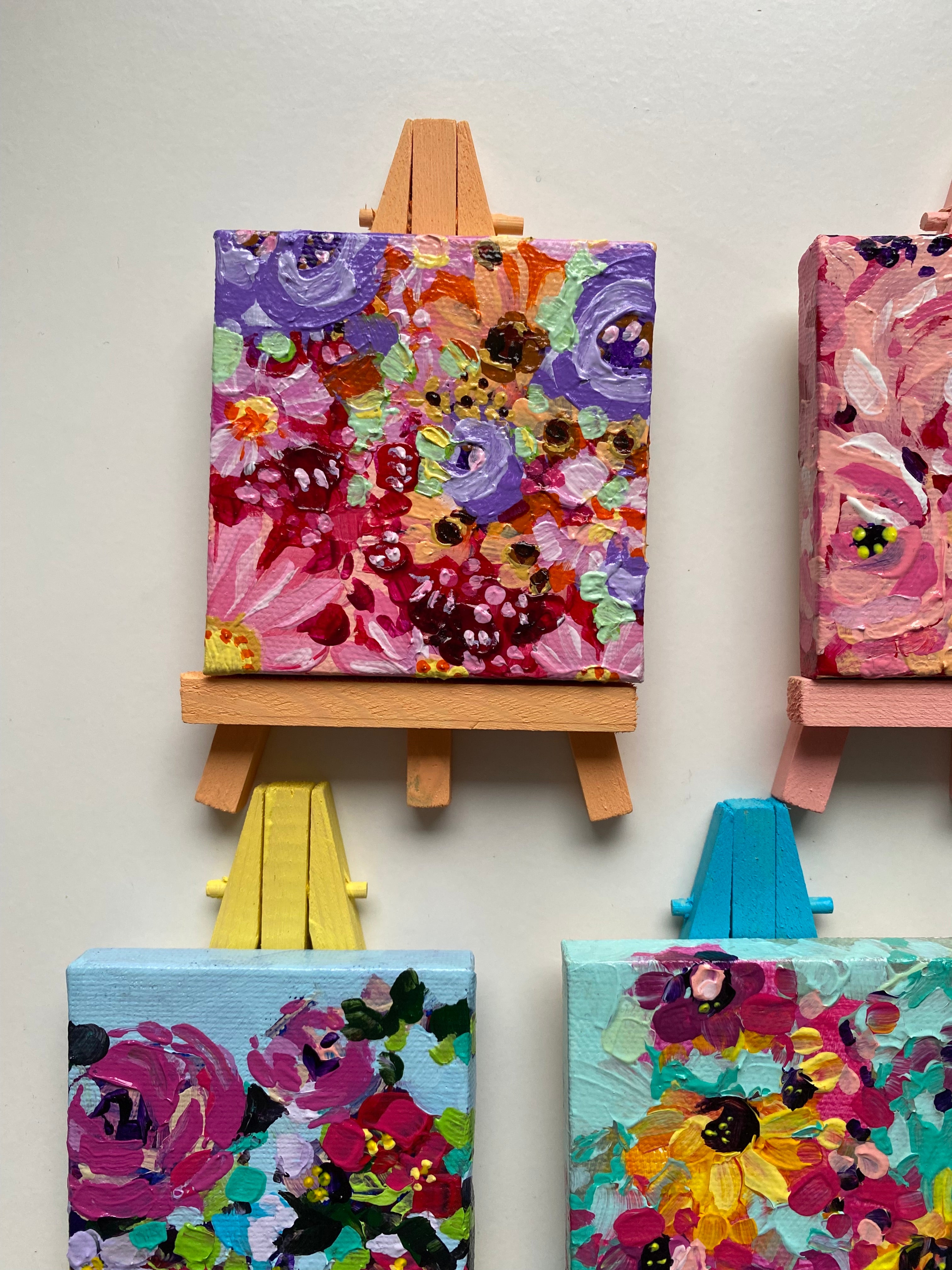 Summer in autumn, 7,5x7,5 cm