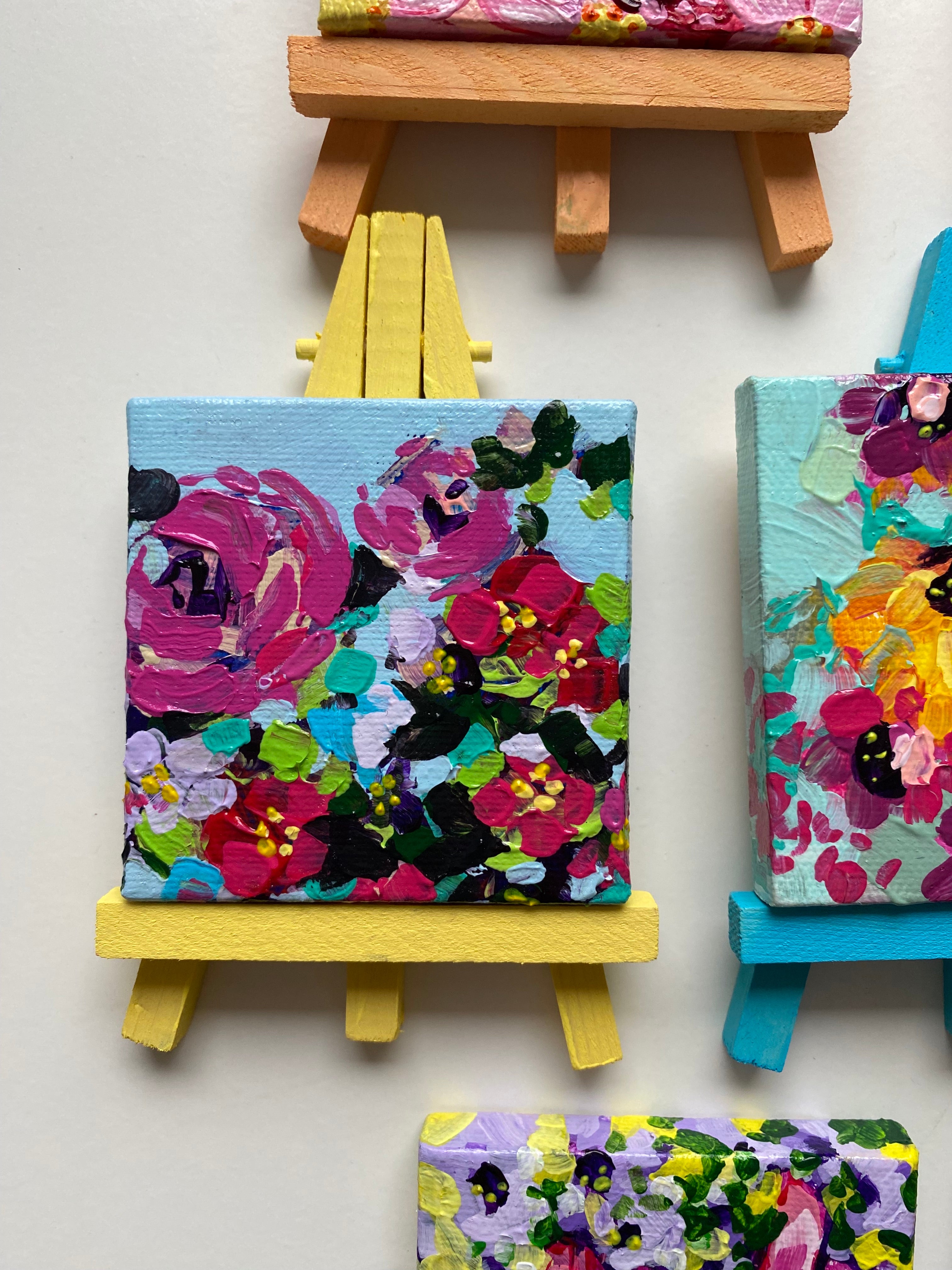 First view, 7,5x7,5 cm