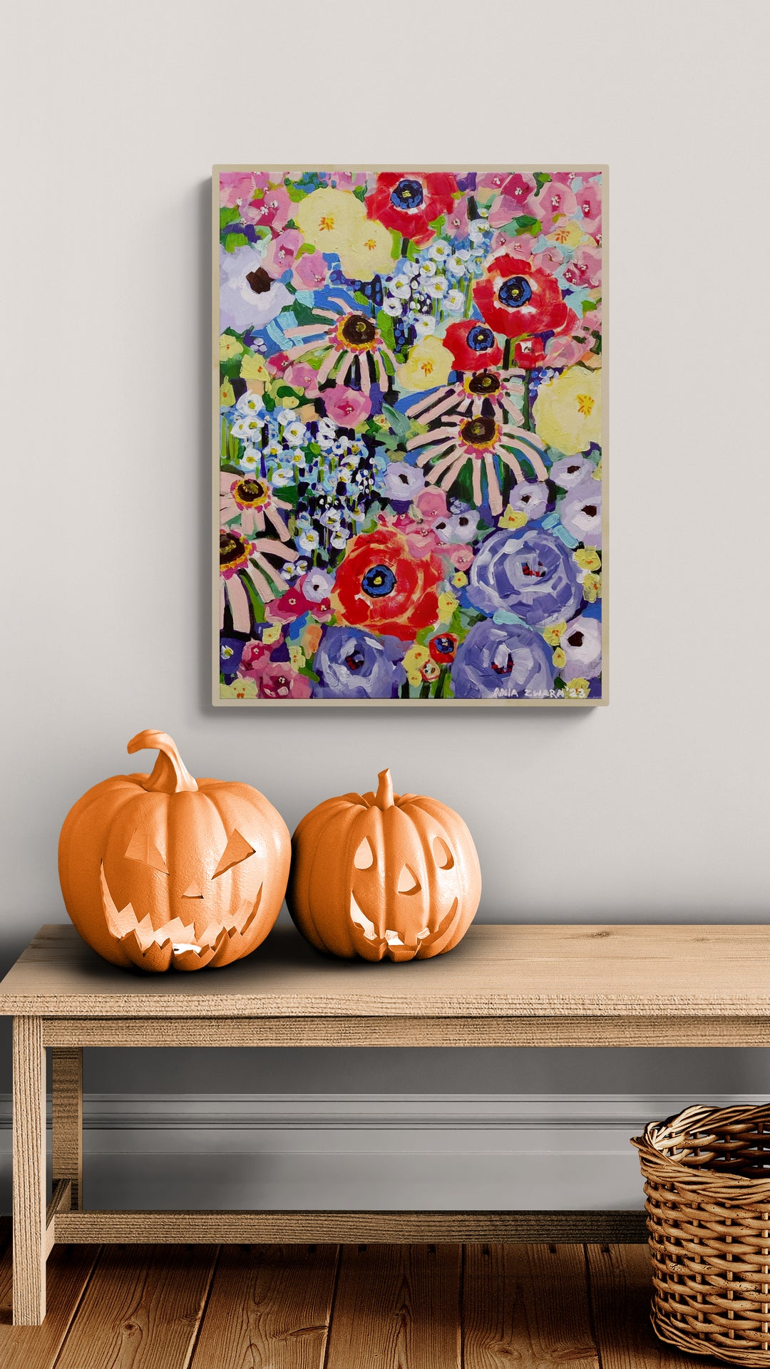 Make it pop with poppies, 50x70 cm