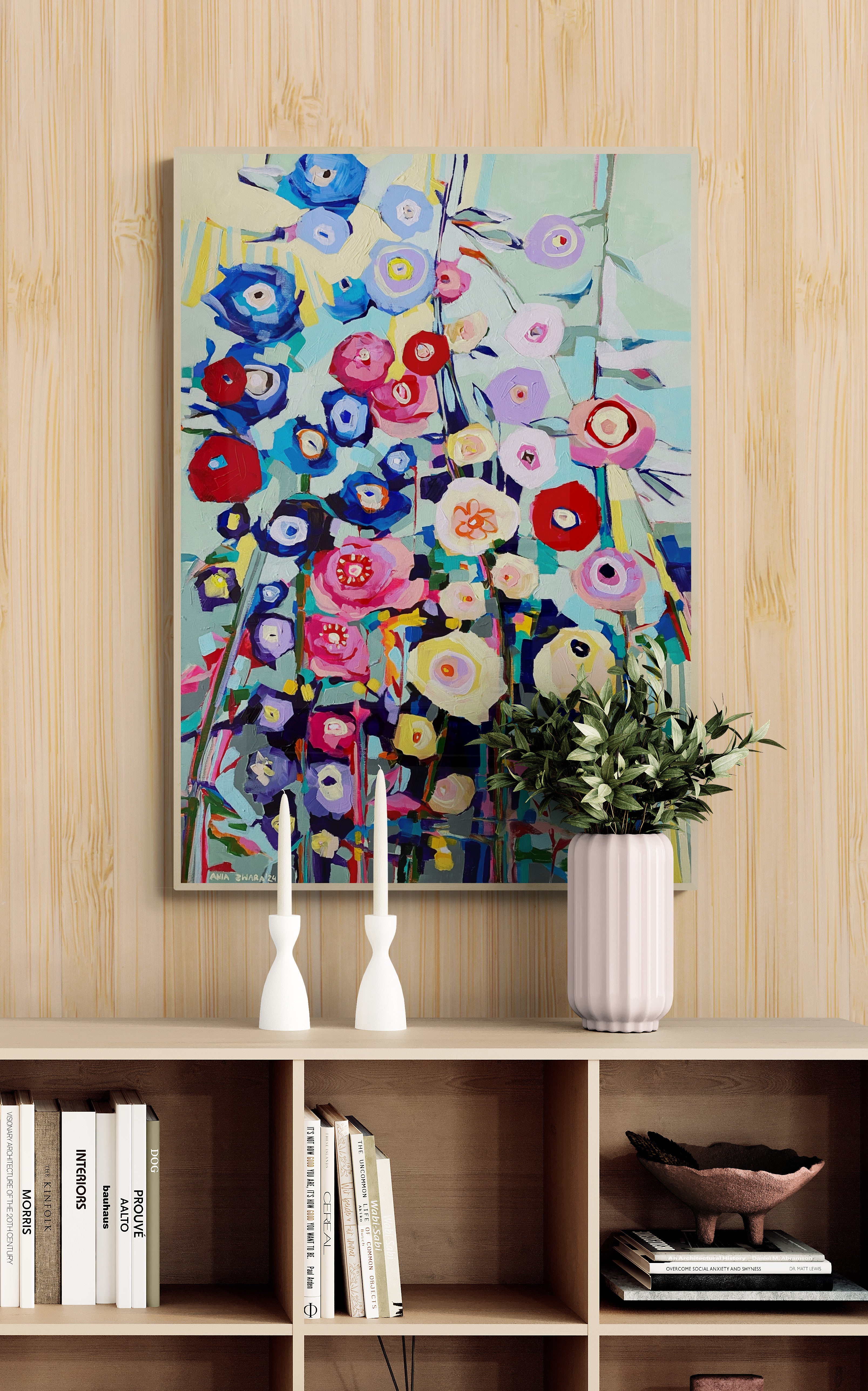 Beautiful rain, 70x100 cm