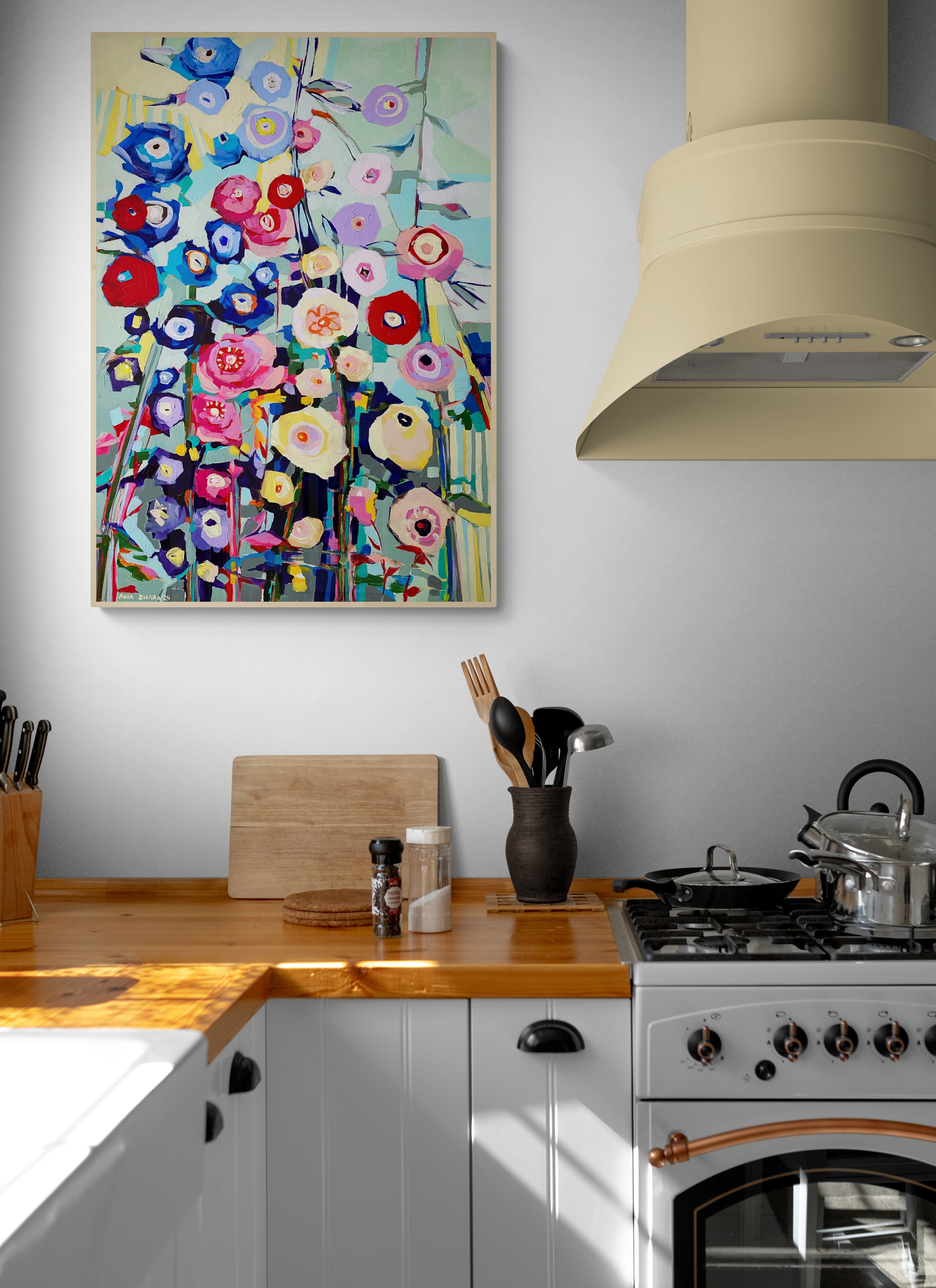 Beautiful rain, 70x100 cm