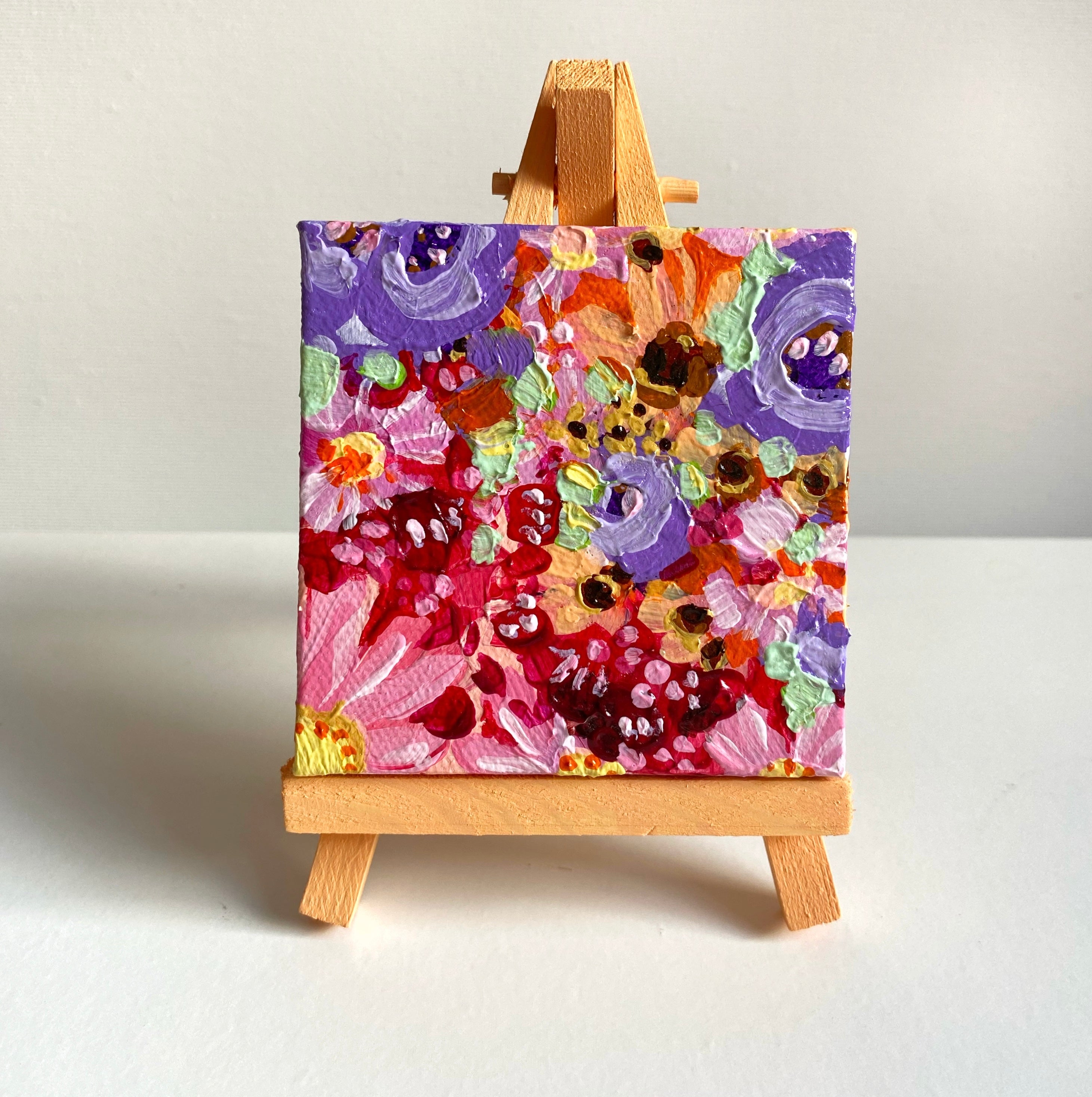 Summer in autumn, 7,5x7,5 cm