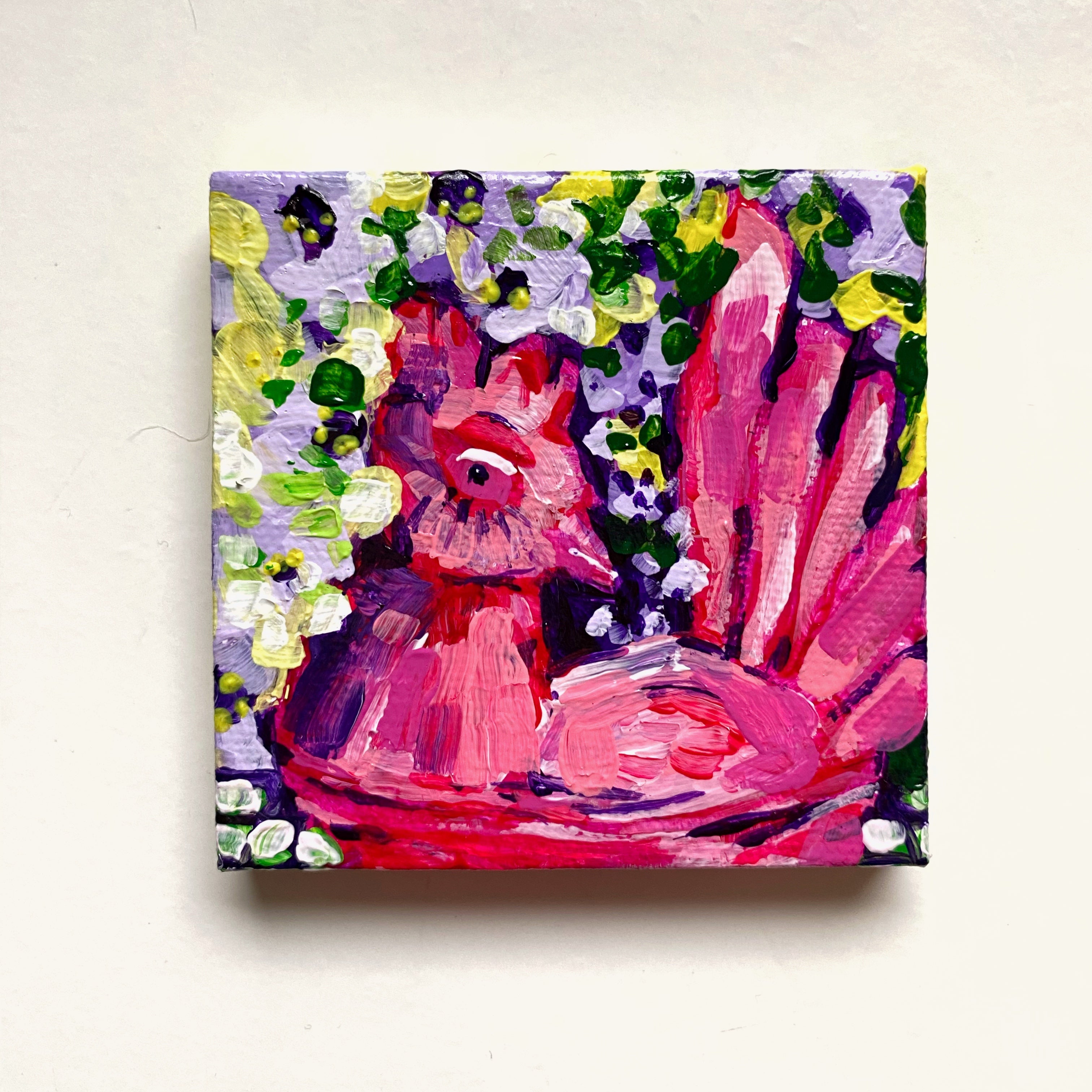 Pink Mom , 7,5x7,5 cm