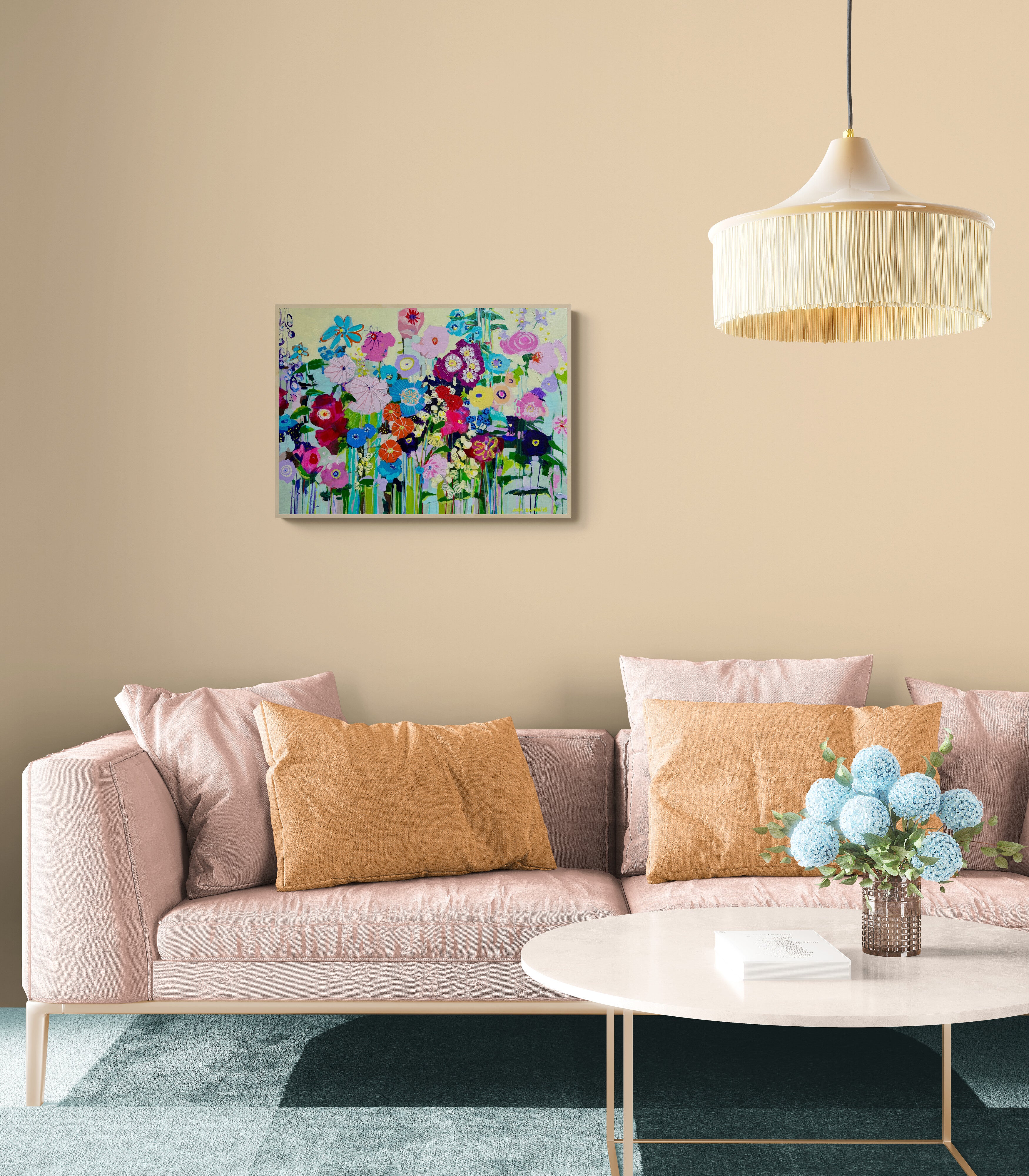 Blooming garden, 50x70 cm