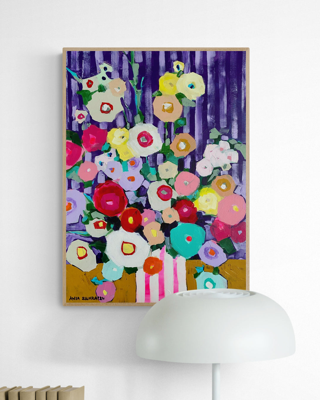 Purple dizziness, 50x70 cm