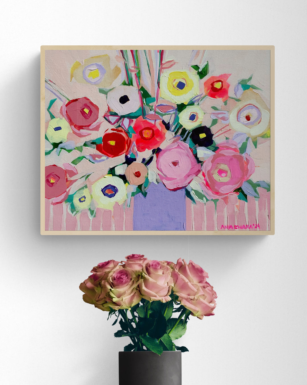 Pink Marshmallows, 40x50 cm