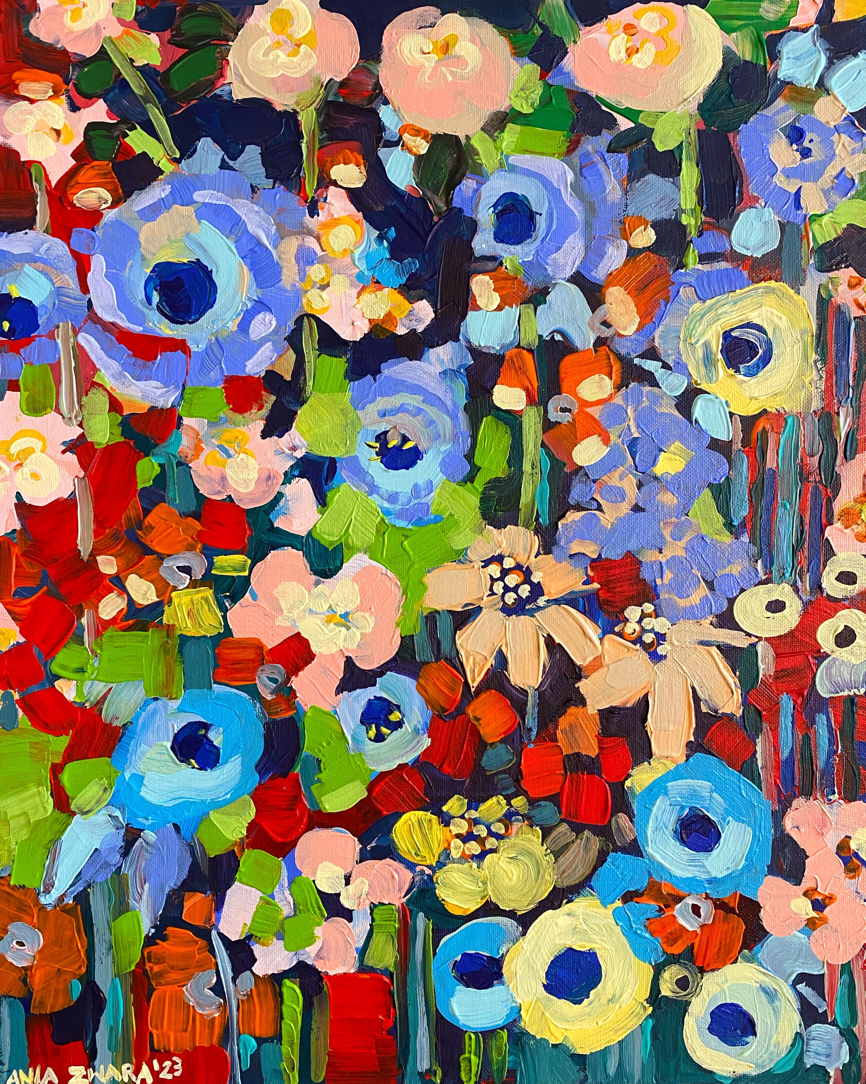 Pomegranate, 50x40 cm