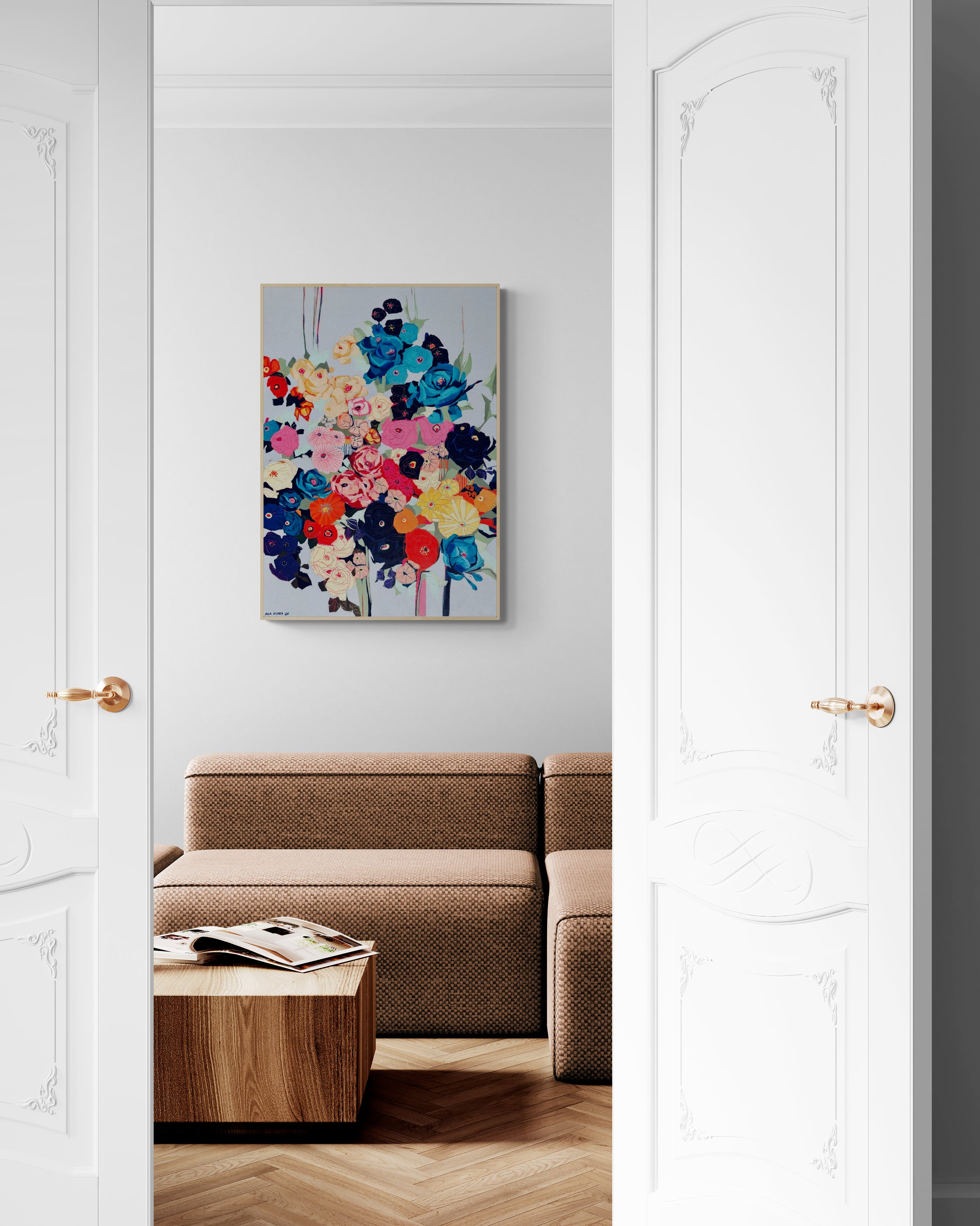 Aurora’s bloom, 70x100 cm