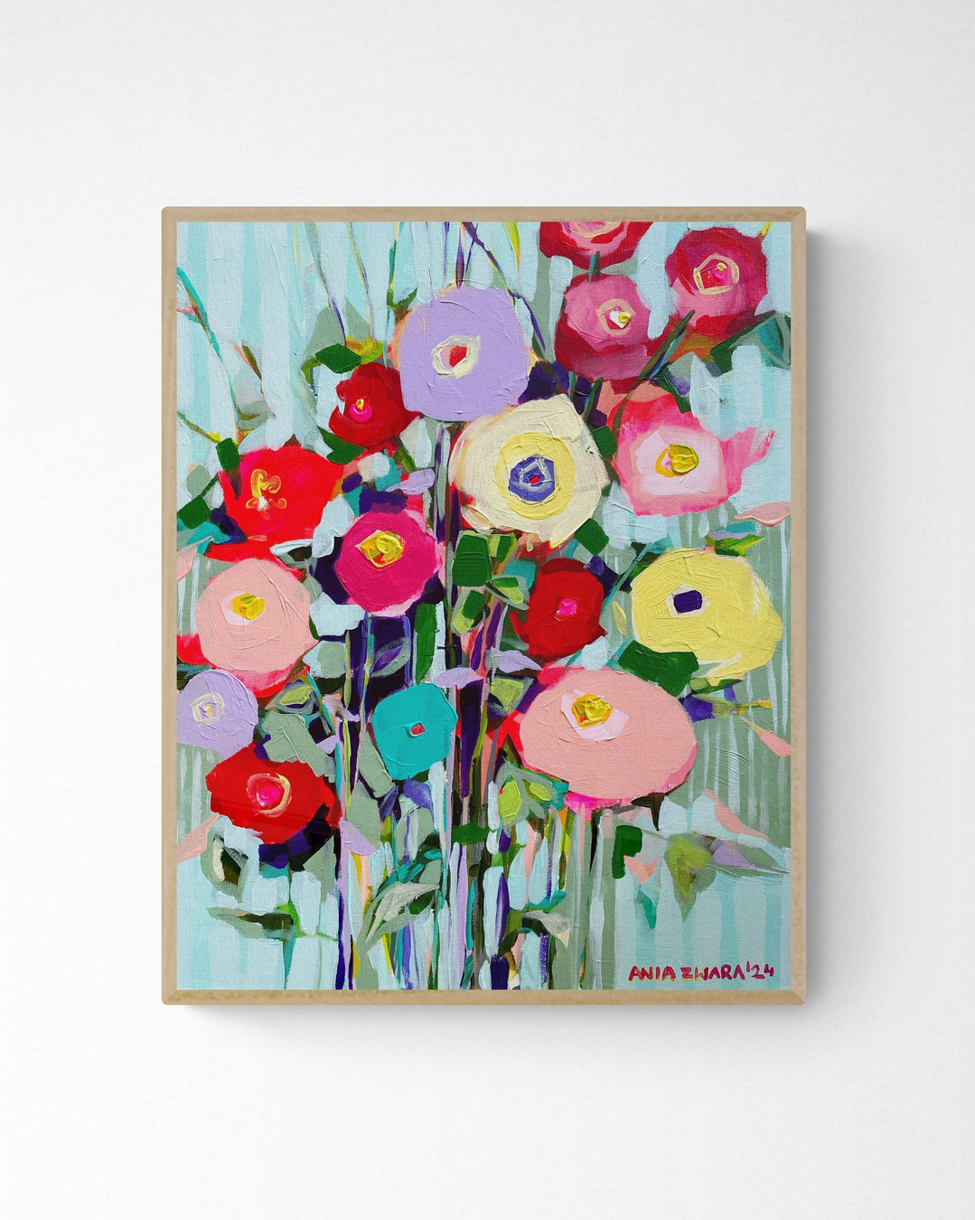 Mint ice cream, 50x40 cm