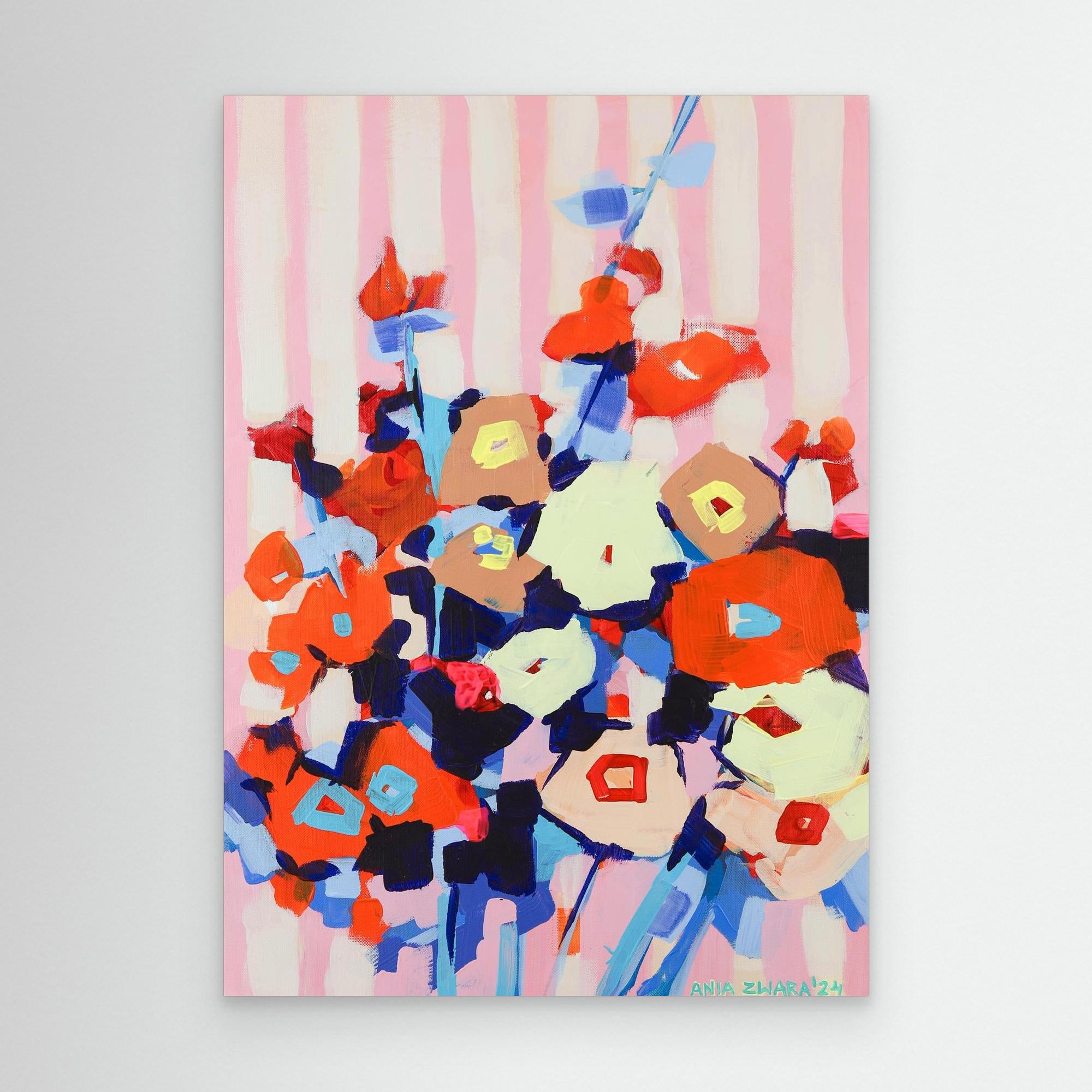 Canvas Print: "Raspberry fluff"