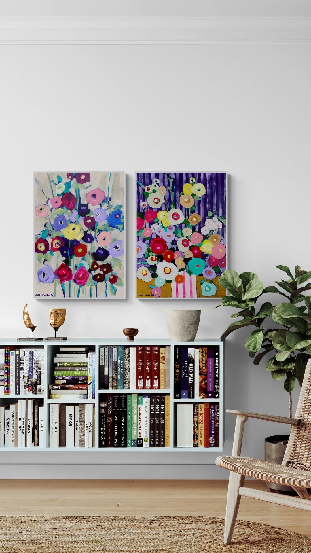 Purple dizziness, 50x70 cm