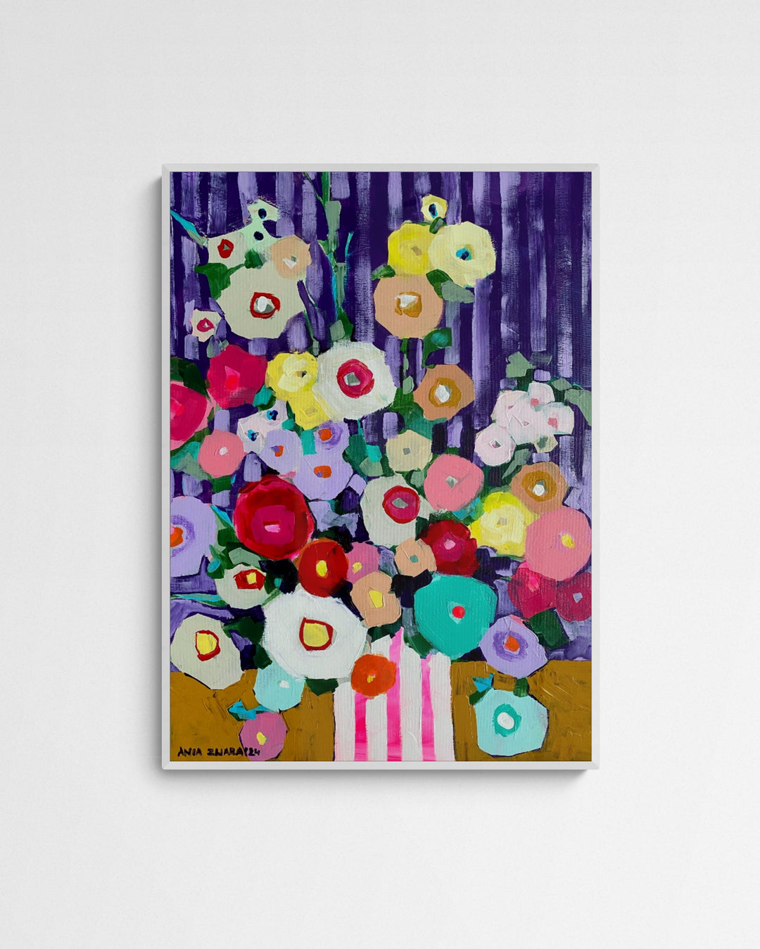 Purple dizziness, 50x70 cm