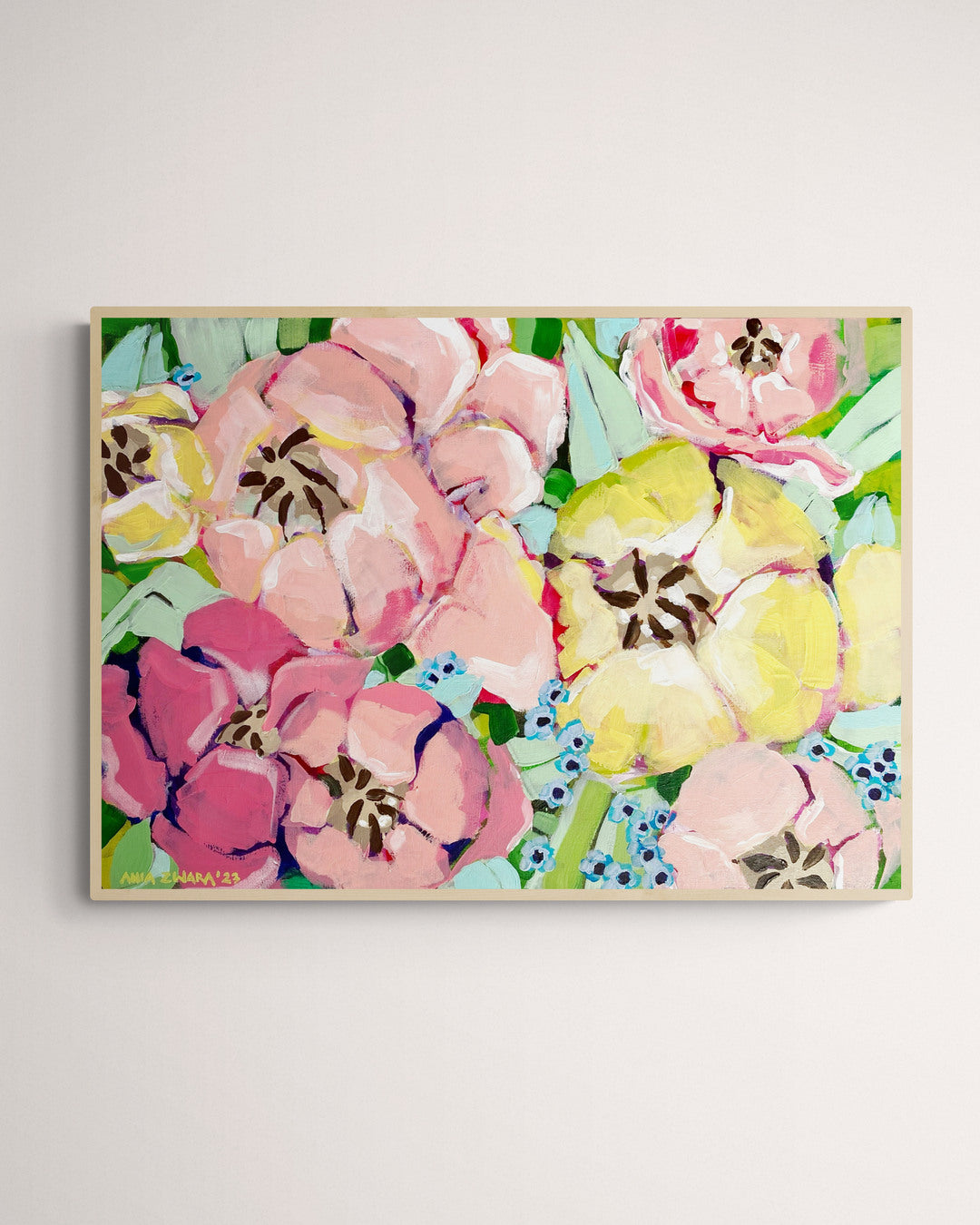 Fresh tulips, 50x70 cm