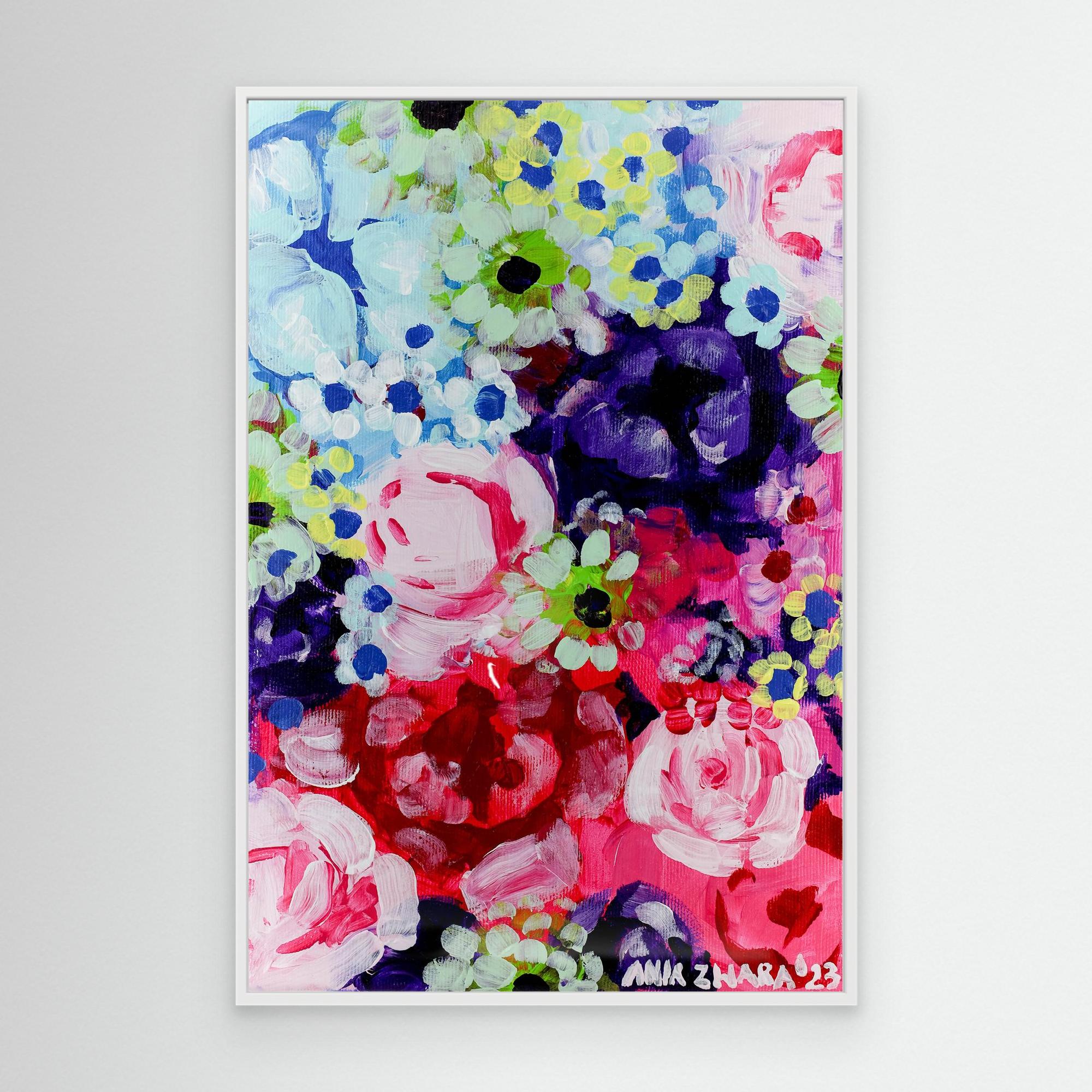 Canvas Print: "Peonies & roses"