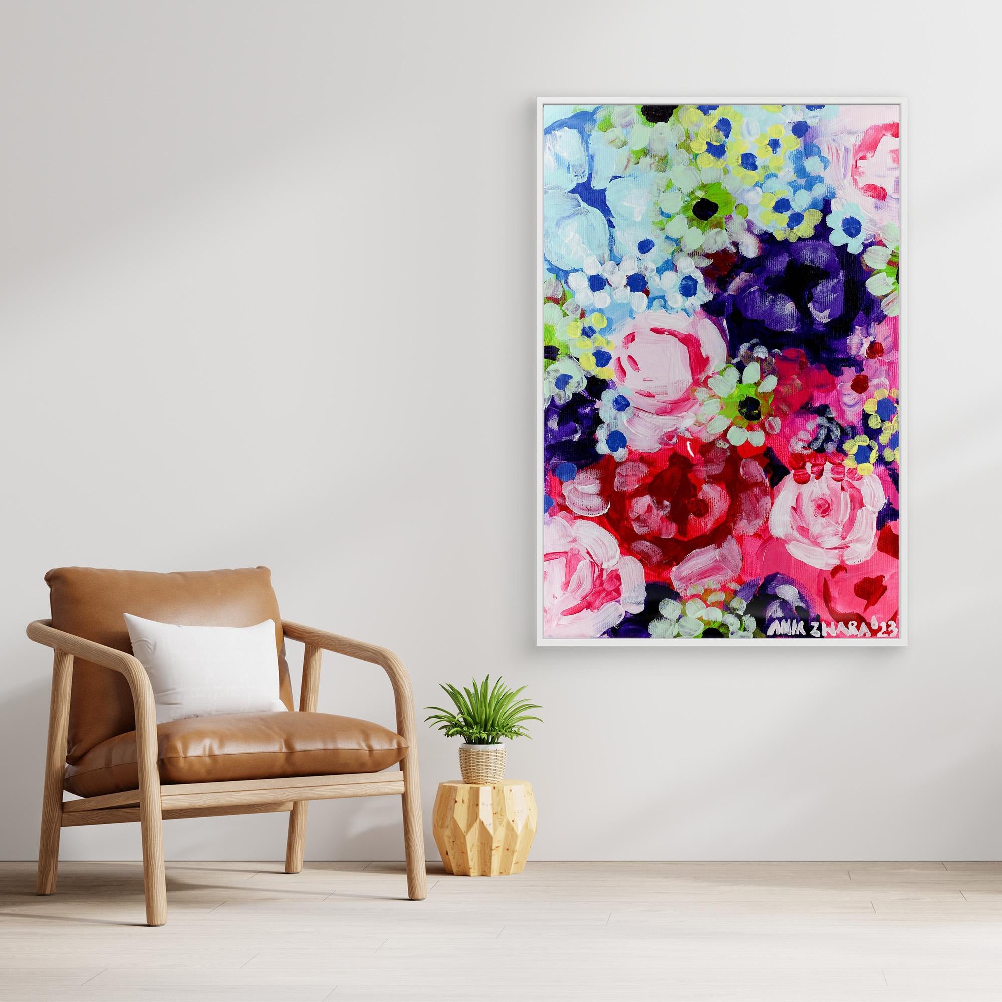 Canvas Print: "Peonies & roses"