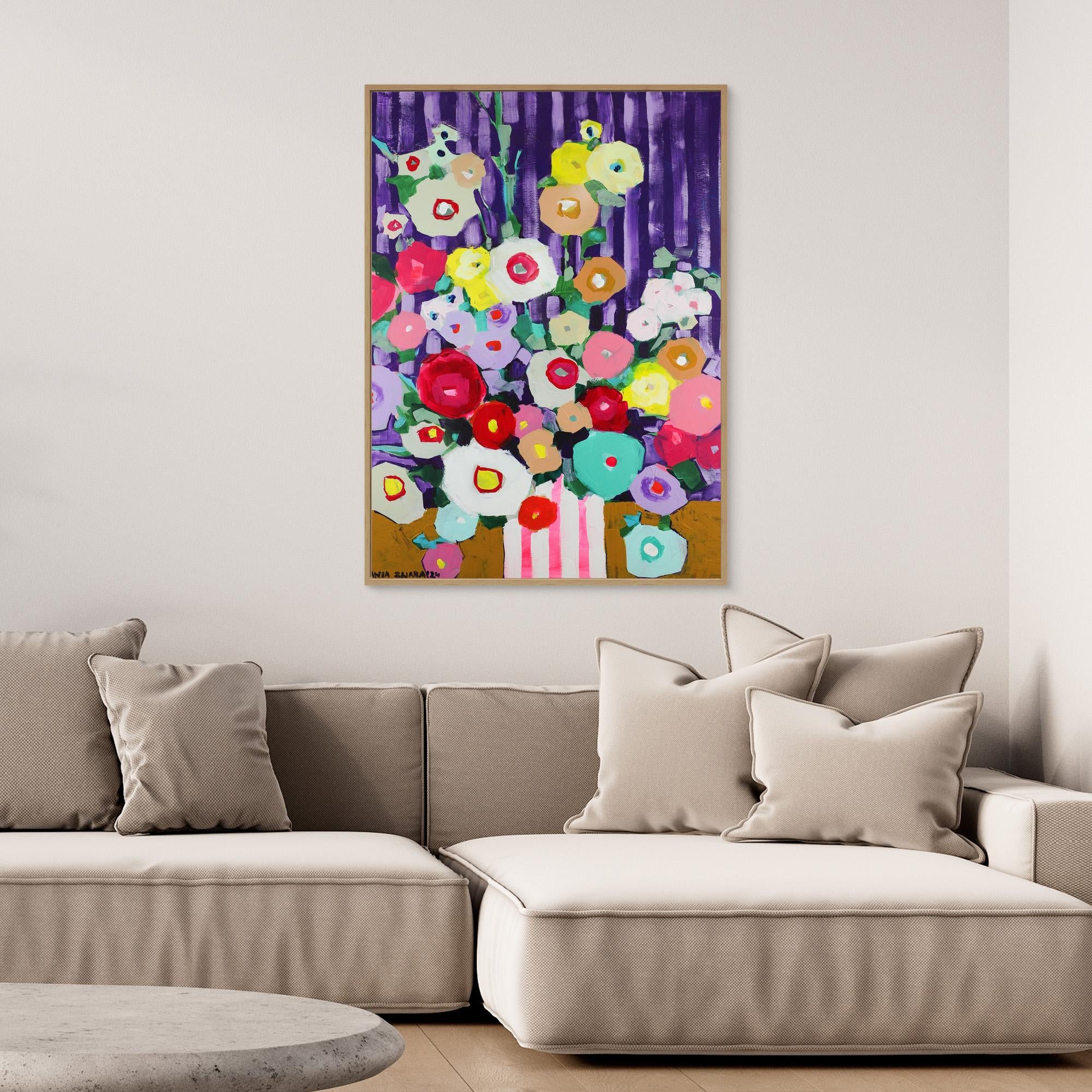 Canvas Print: "Purple dizziness"