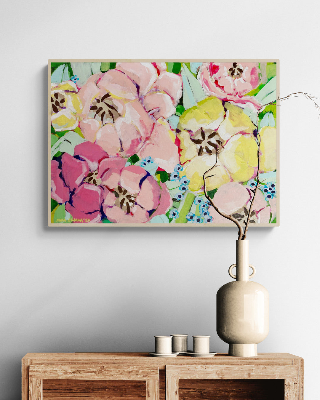 Fresh tulips, 50x70 cm