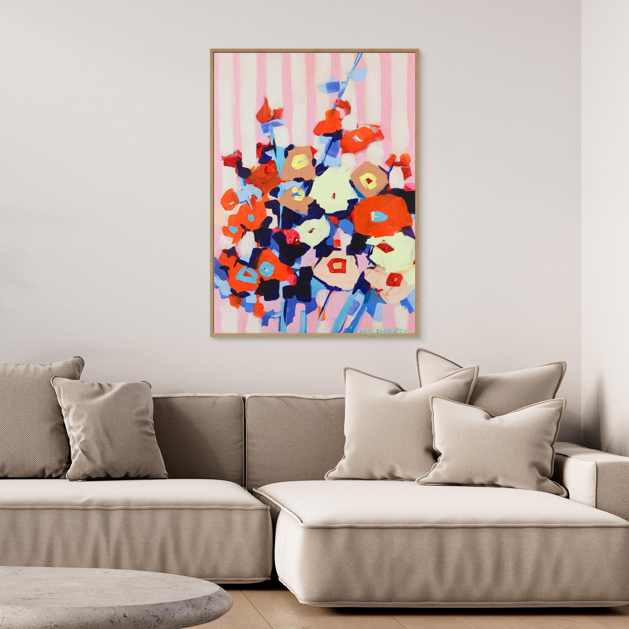 Canvas Print: "Raspberry fluff"