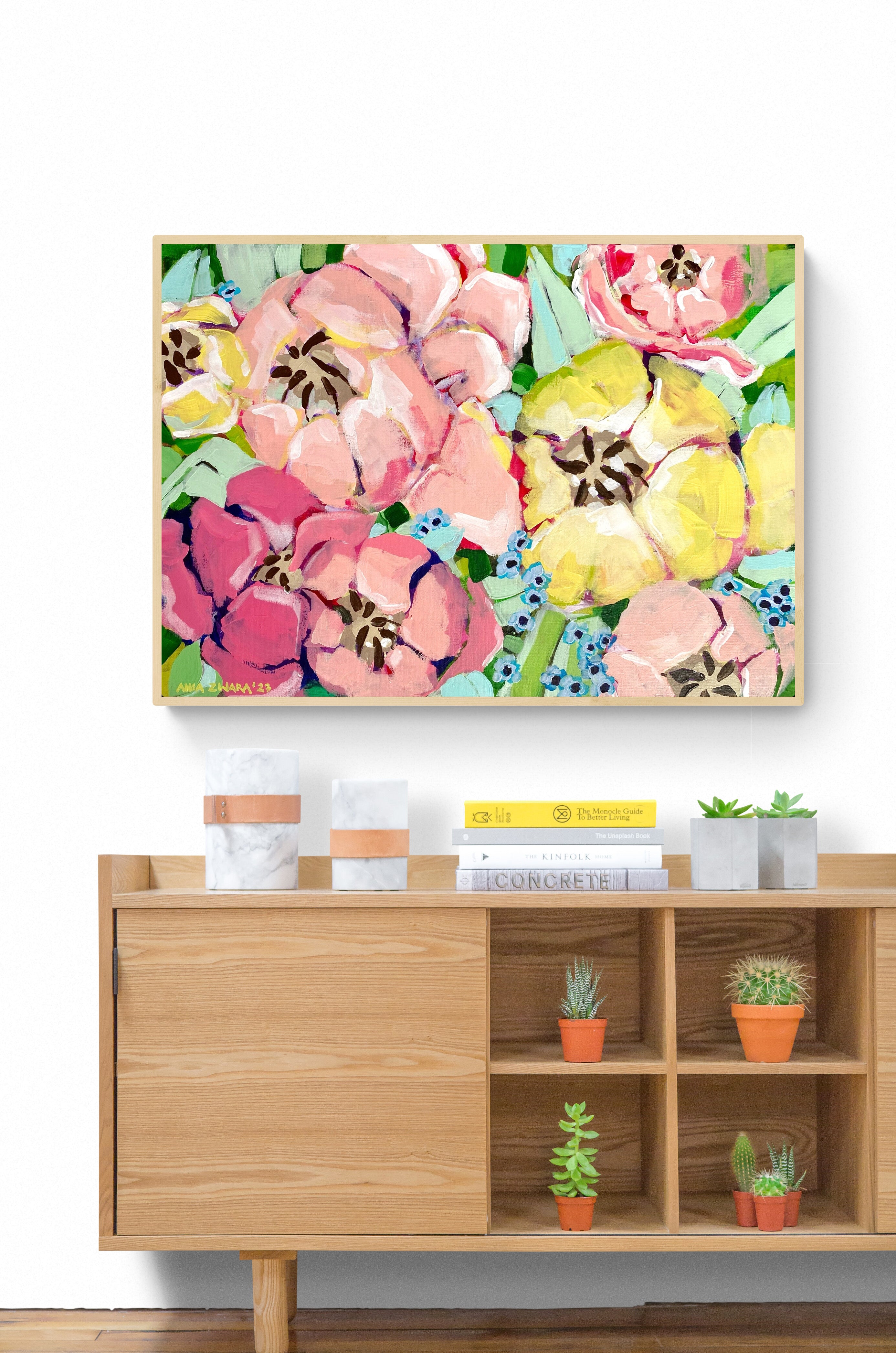 Fresh tulips, 50x70 cm