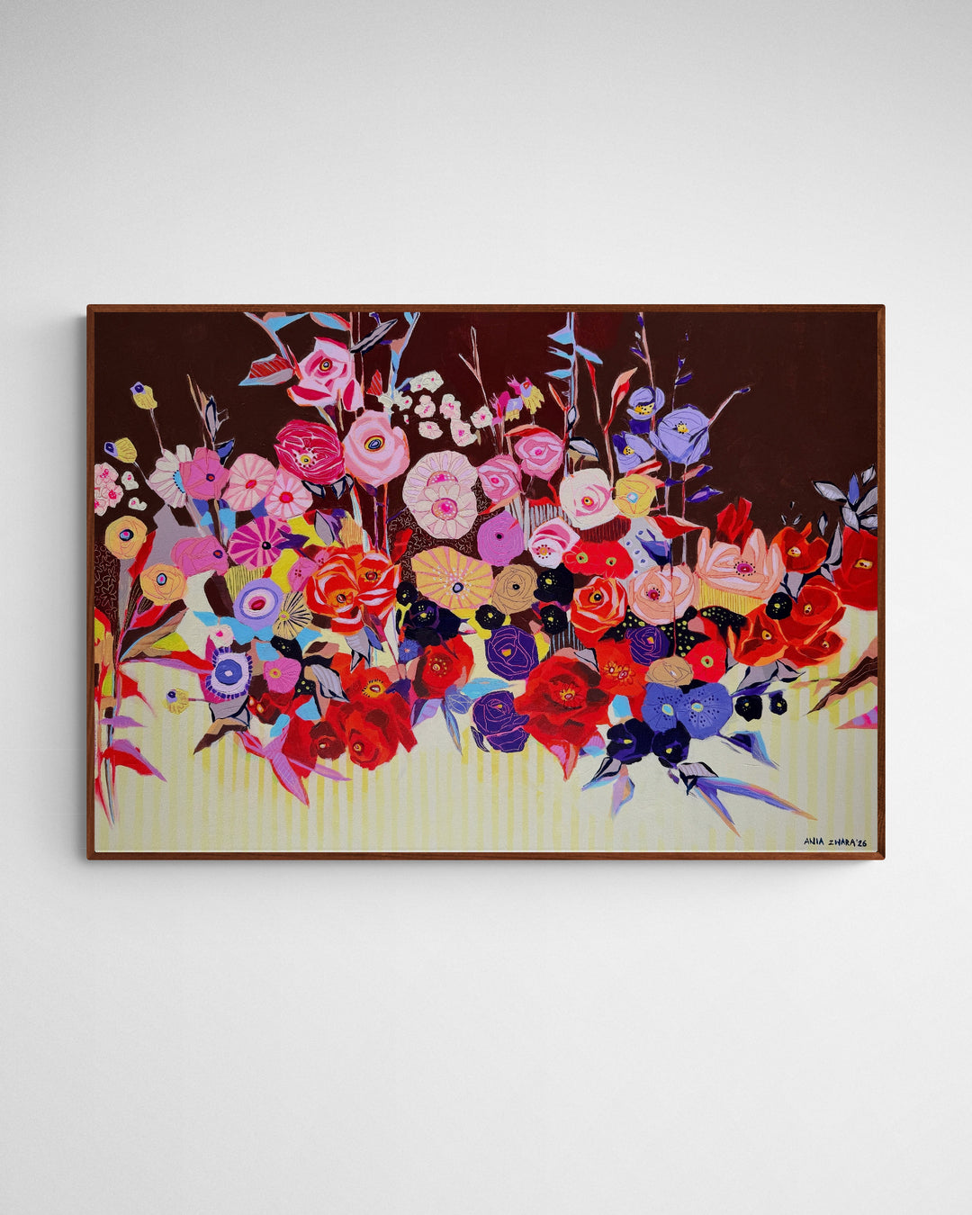 Where color refuses to be quiet, 70x100 cm