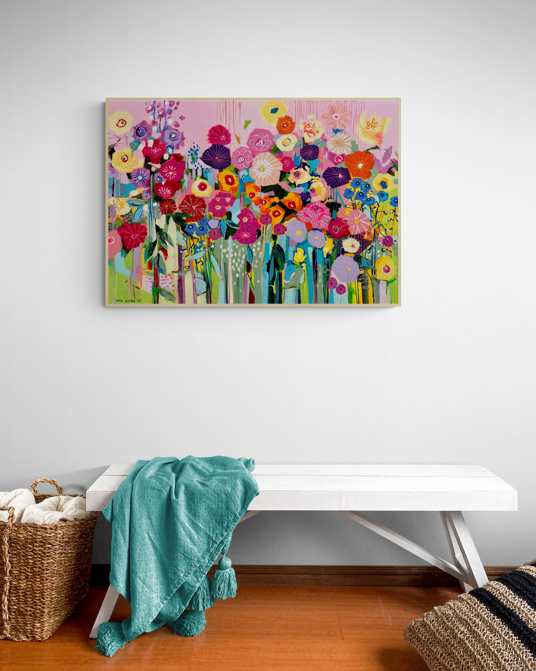 Blooming disco, 70x100 cm