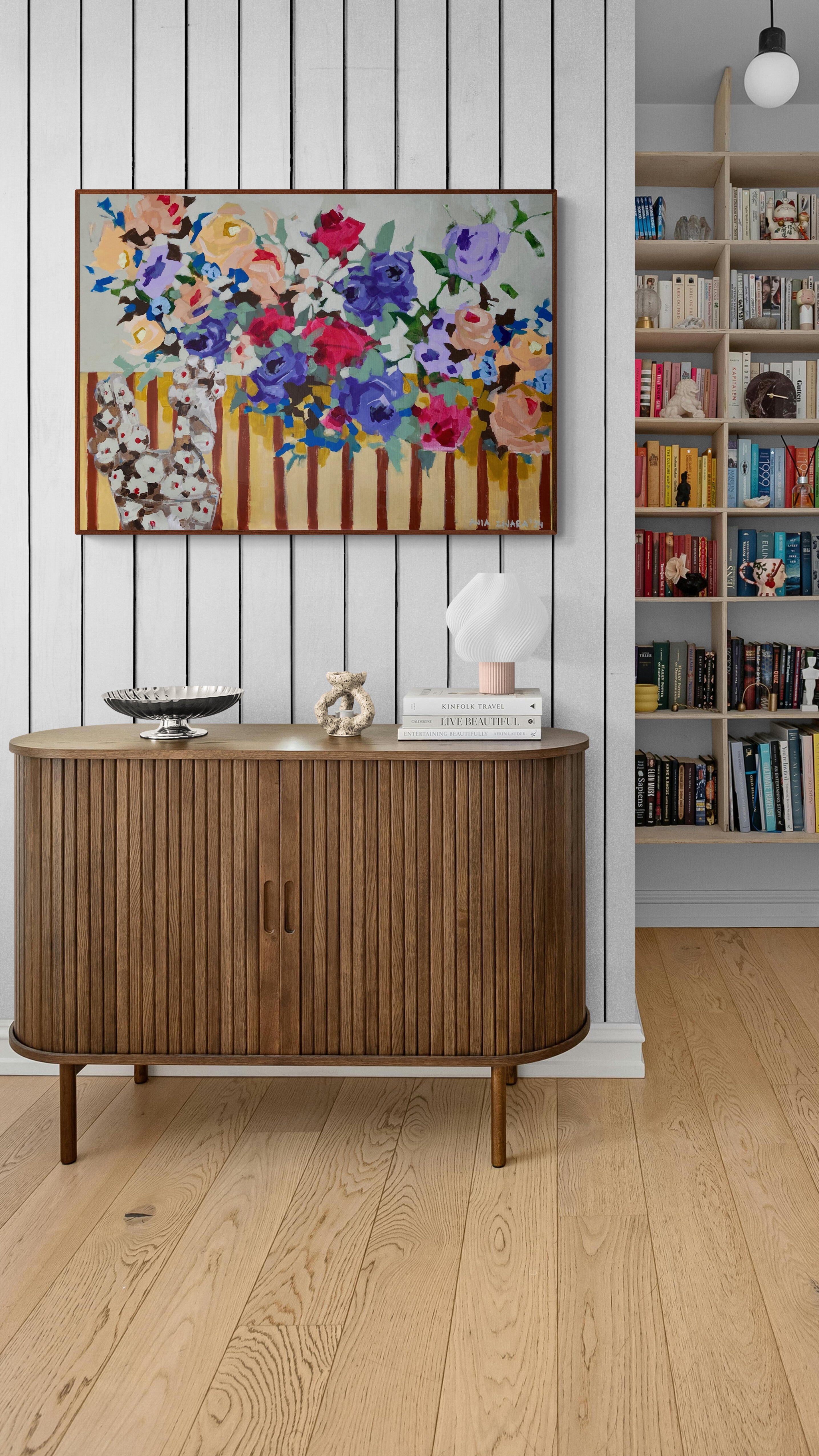 Retro bloom, 70x100 cm