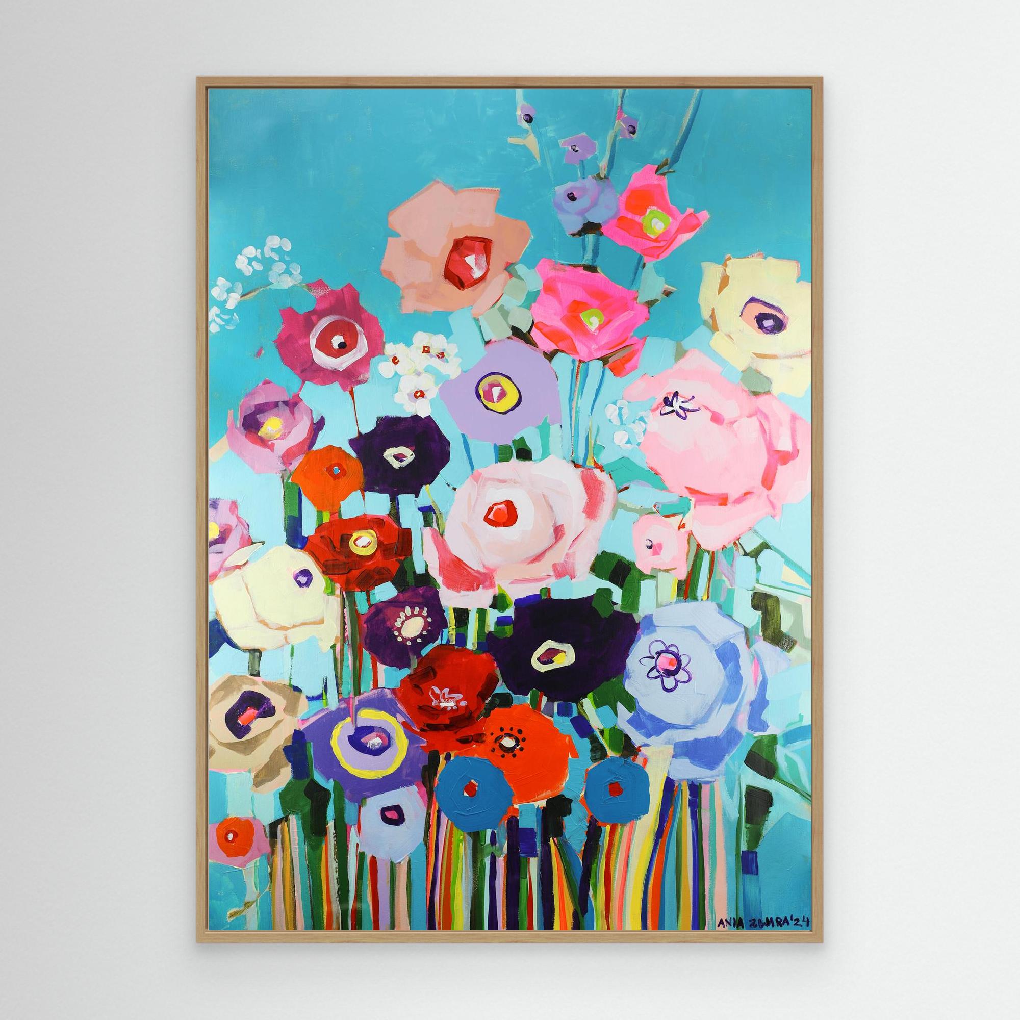 Canvas Print: "Grateful, thankful"