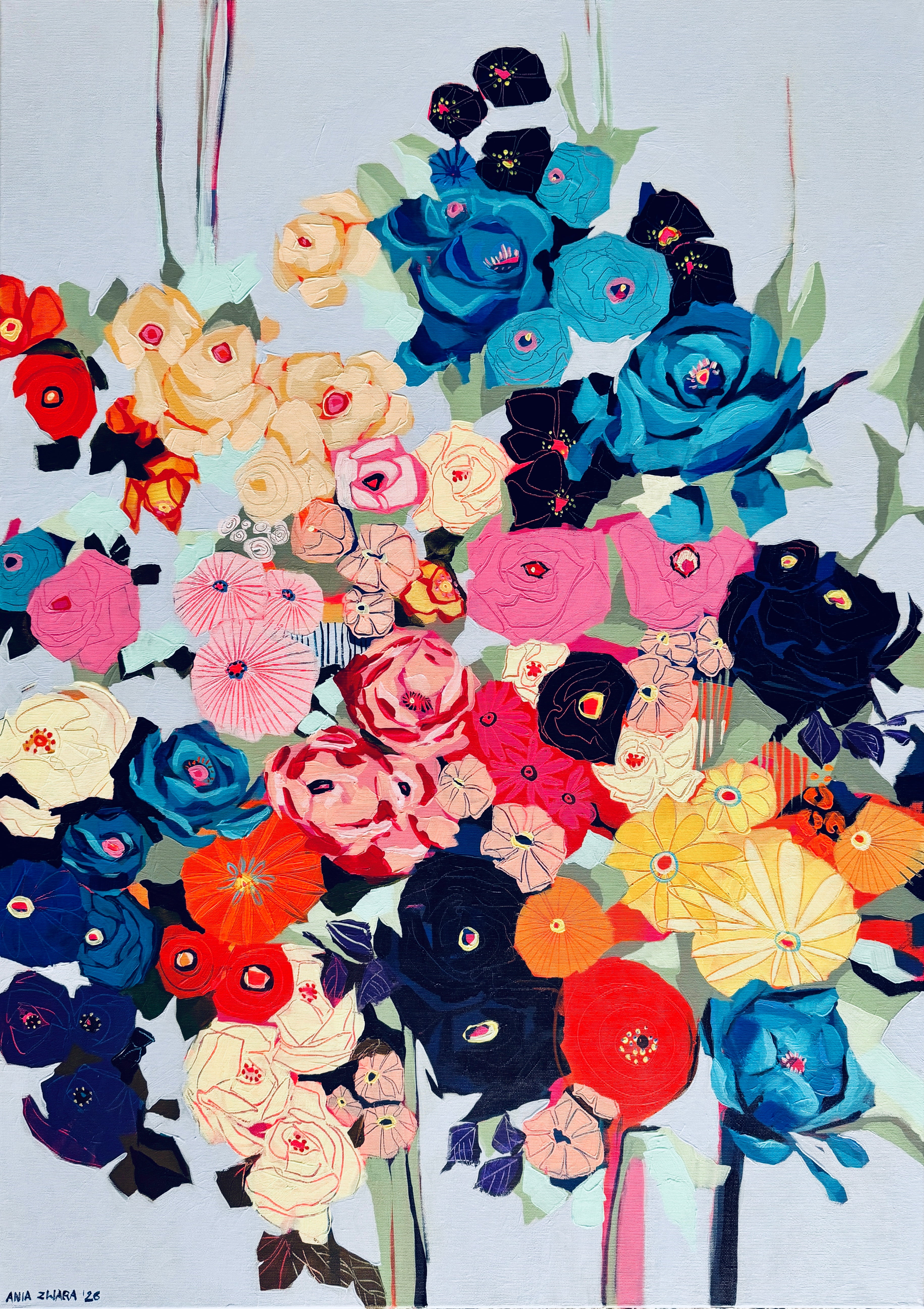 Aurora’s bloom, 70x100 cm