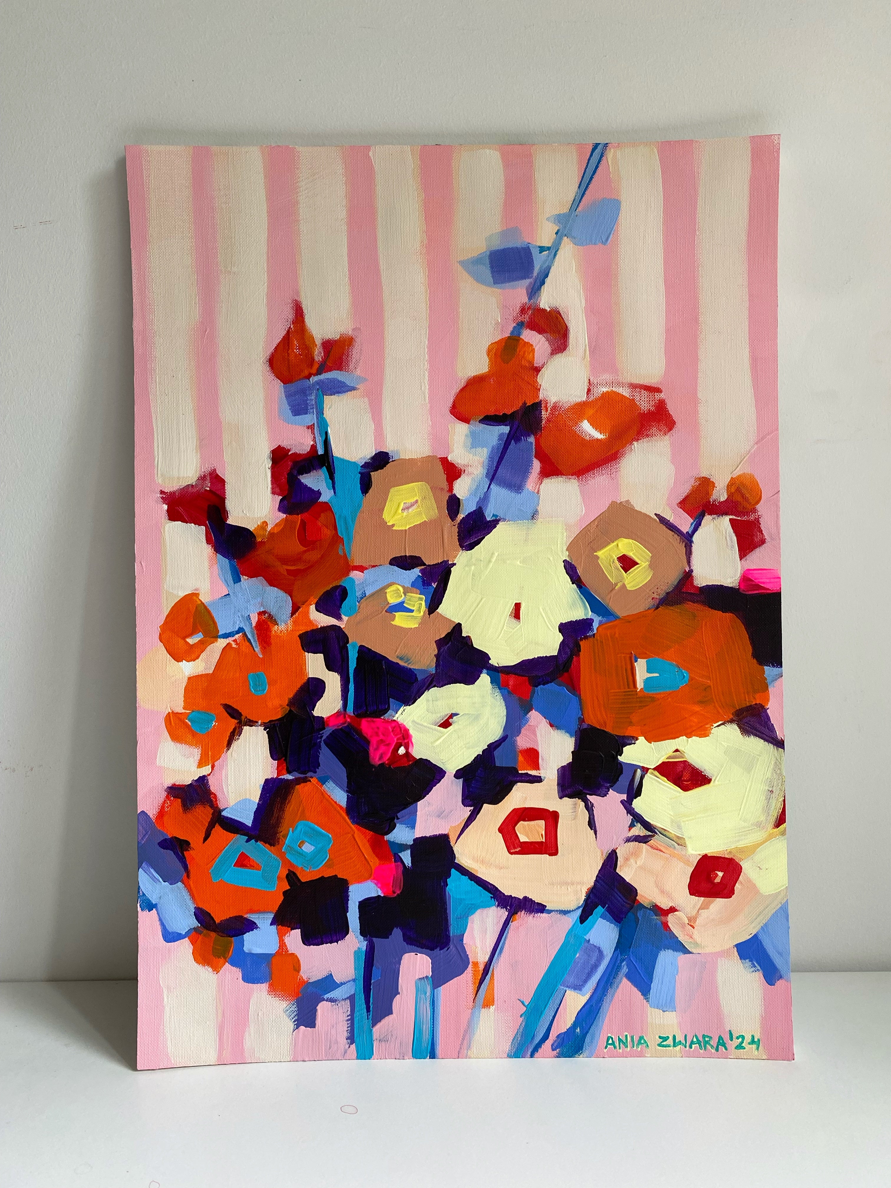 Raspberry fluff, 29,7x42 cm