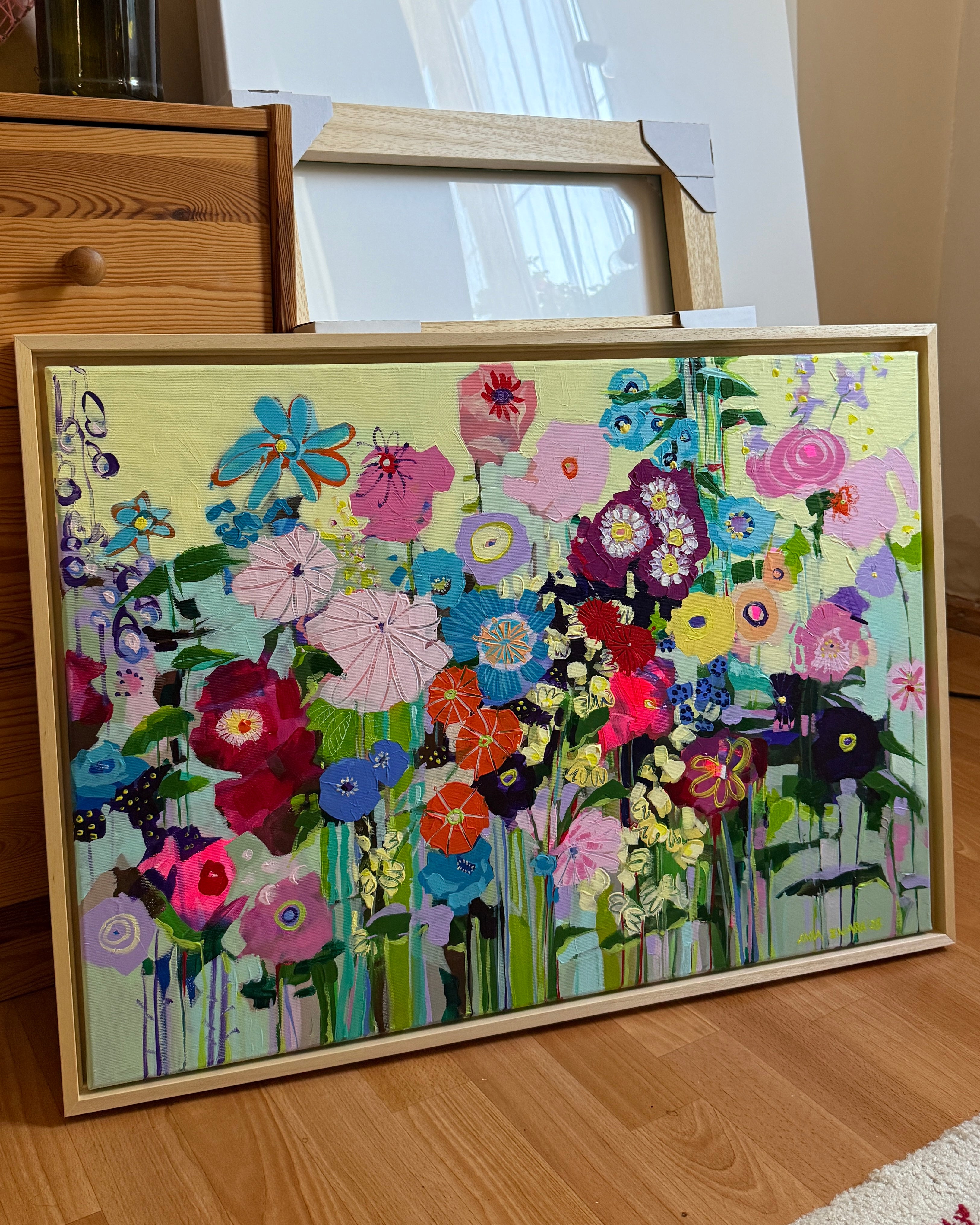 Blooming garden, 50x70 cm