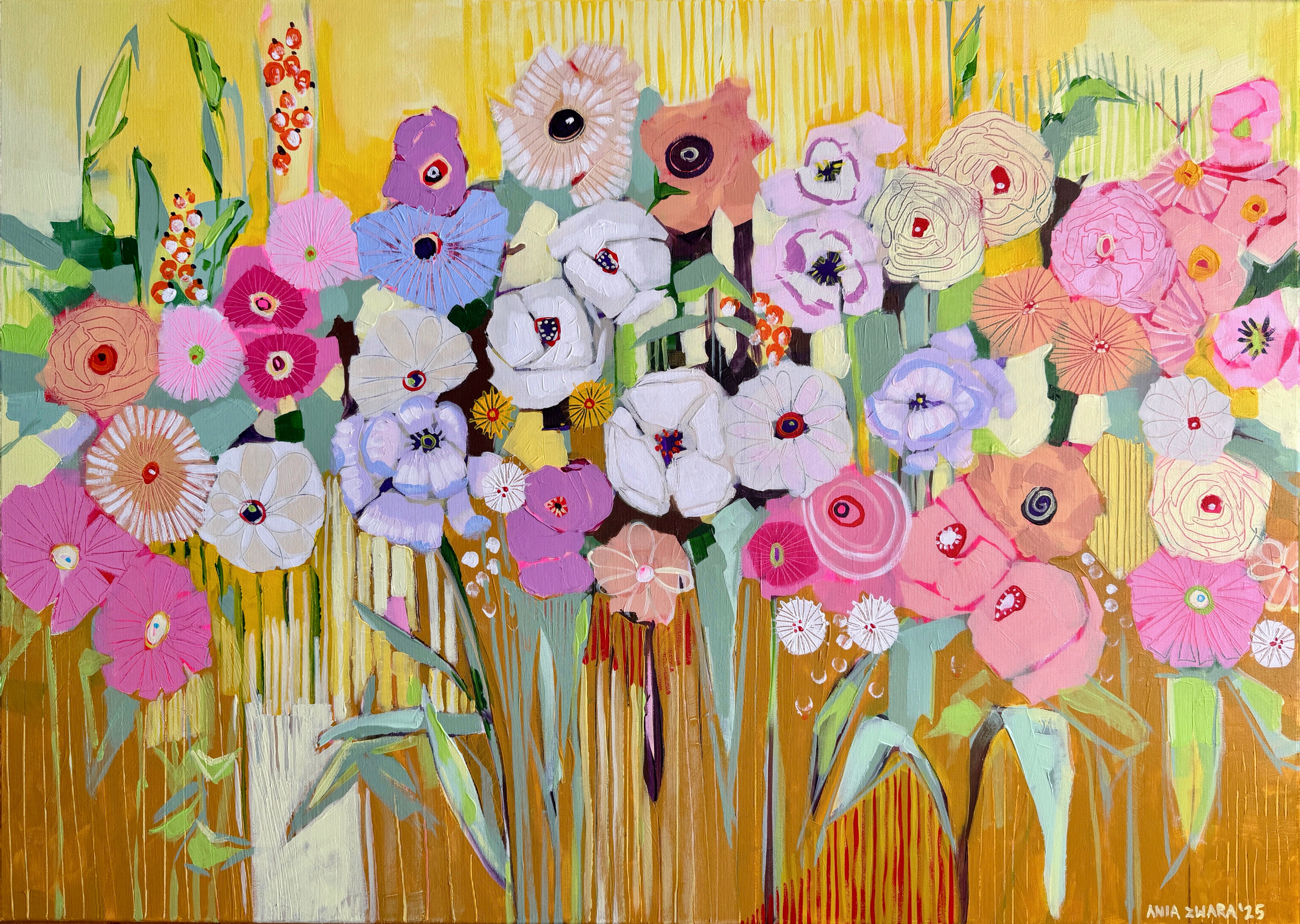 Glowing, 70x100 cm