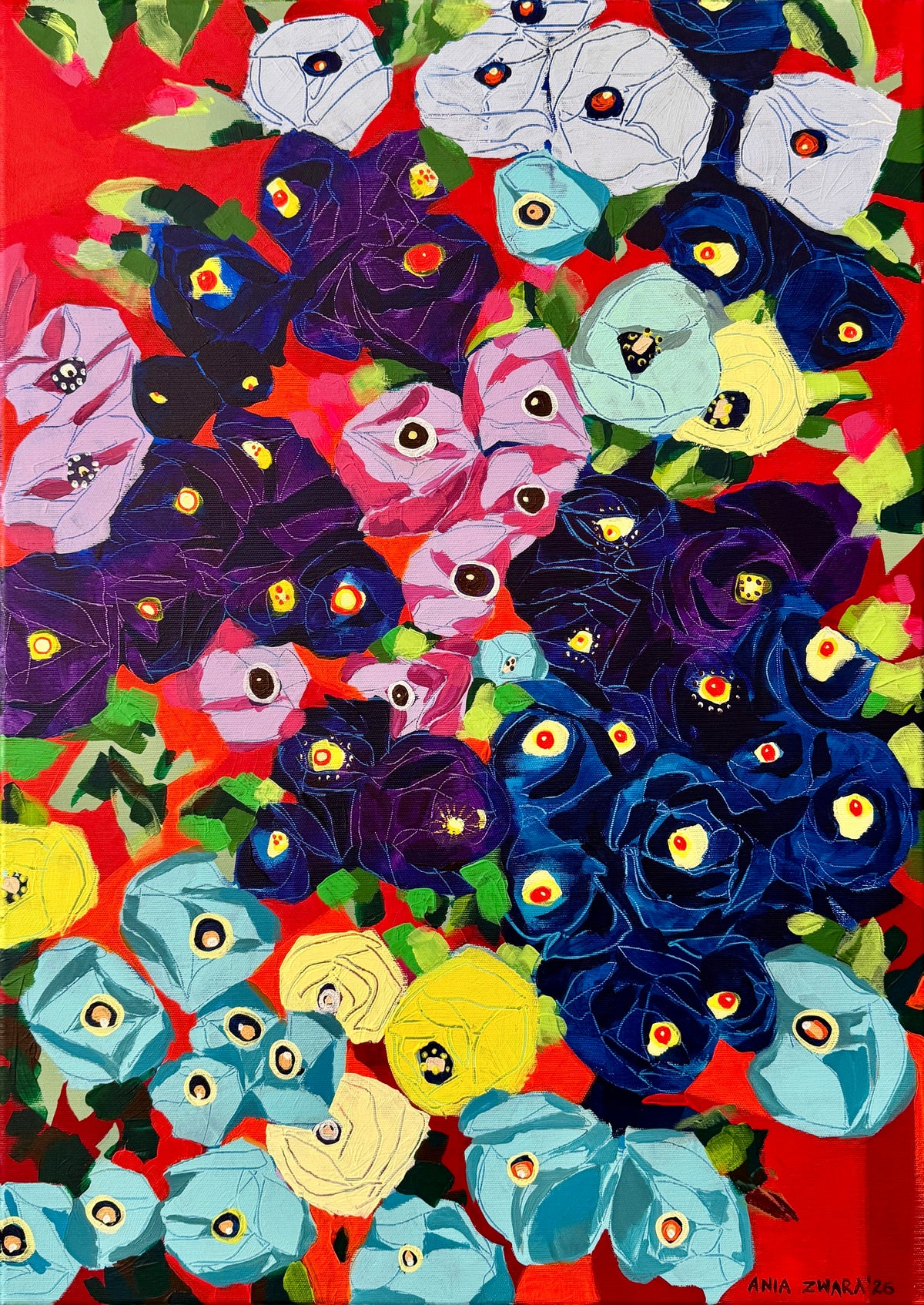 I've got my eye on you, 50x70 cm