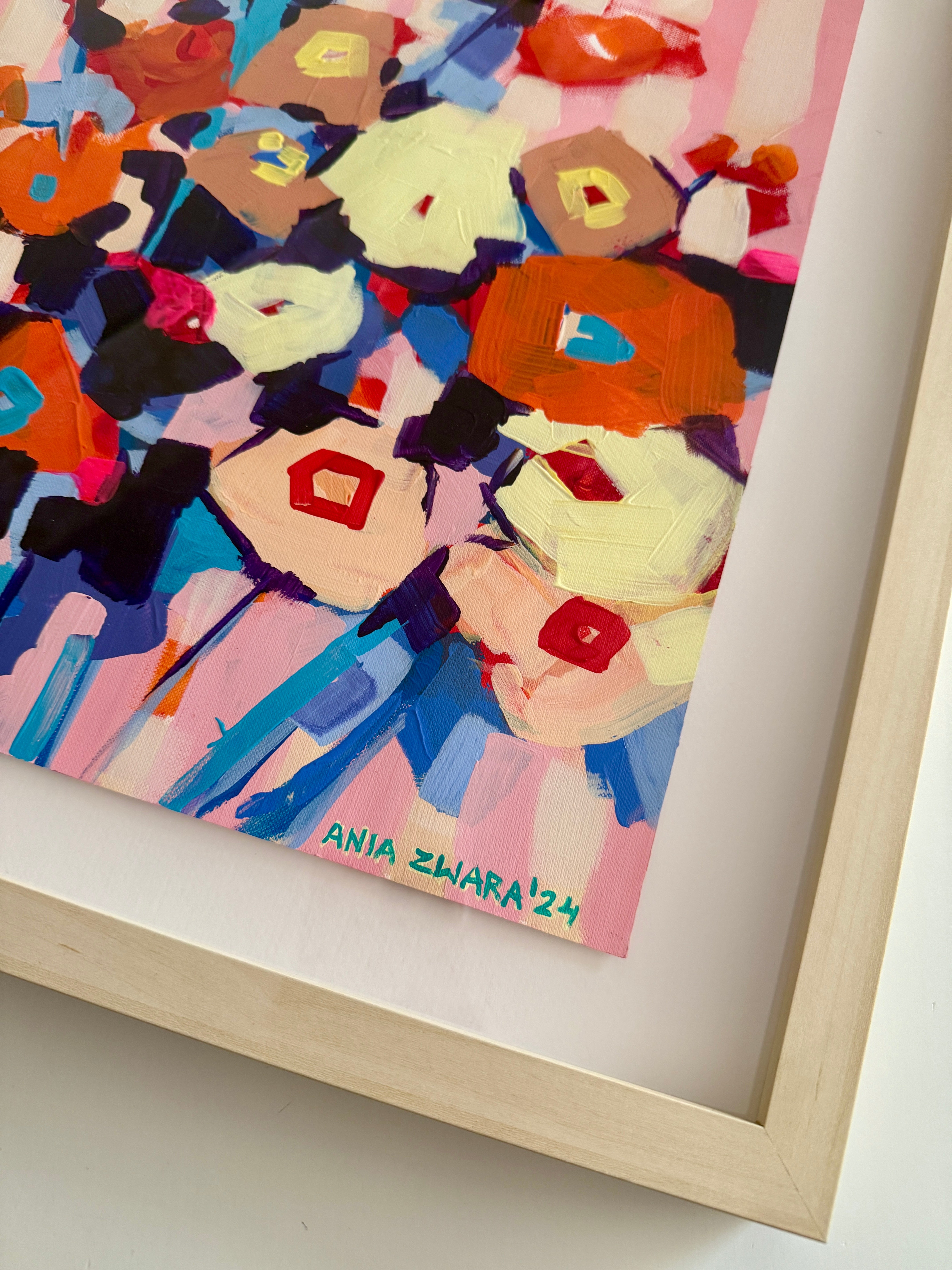 Raspberry fluff, 29,7x42 cm